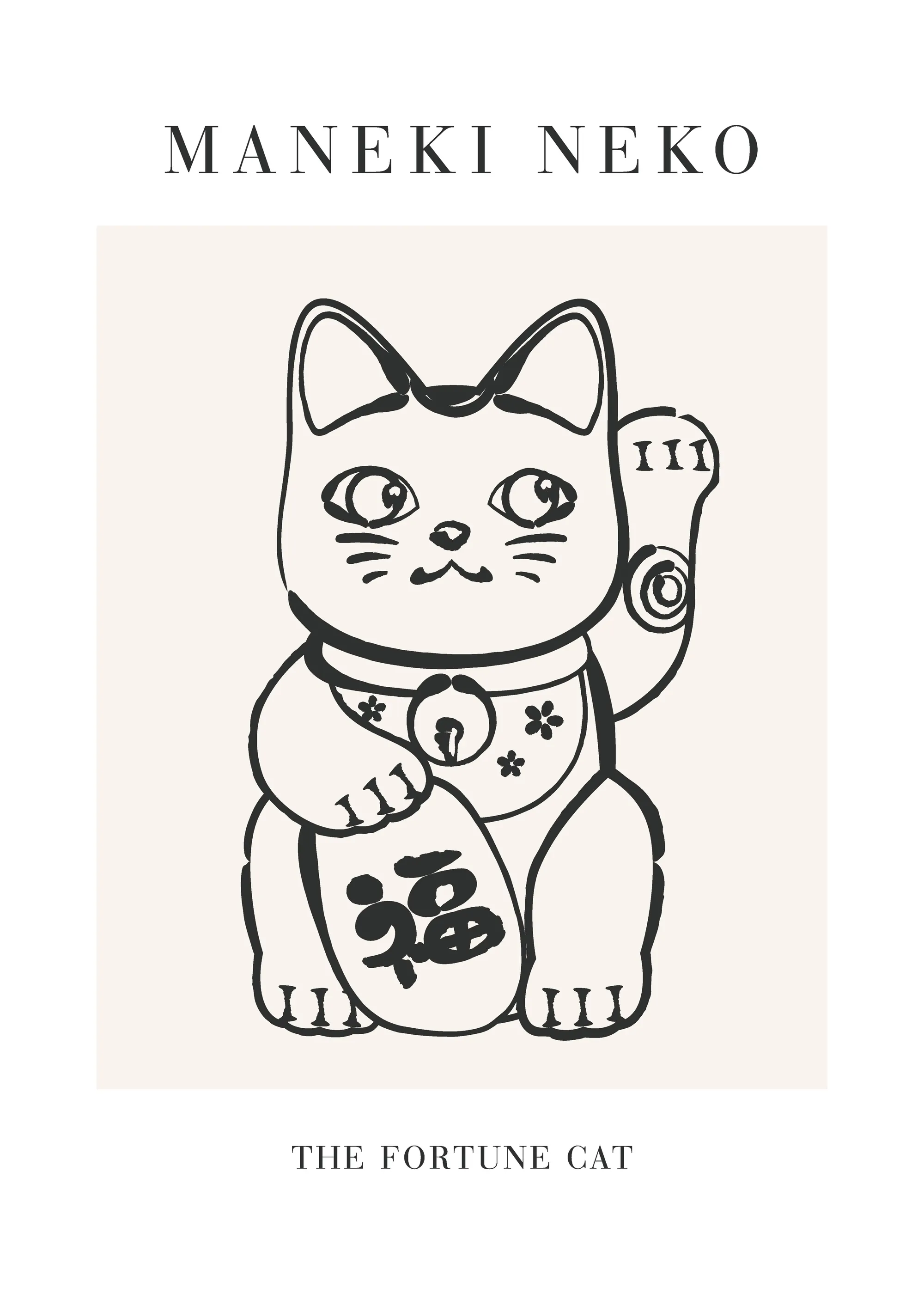 KsanaKalpa - Maneki Neko Gatto Portafortuna Poster 0