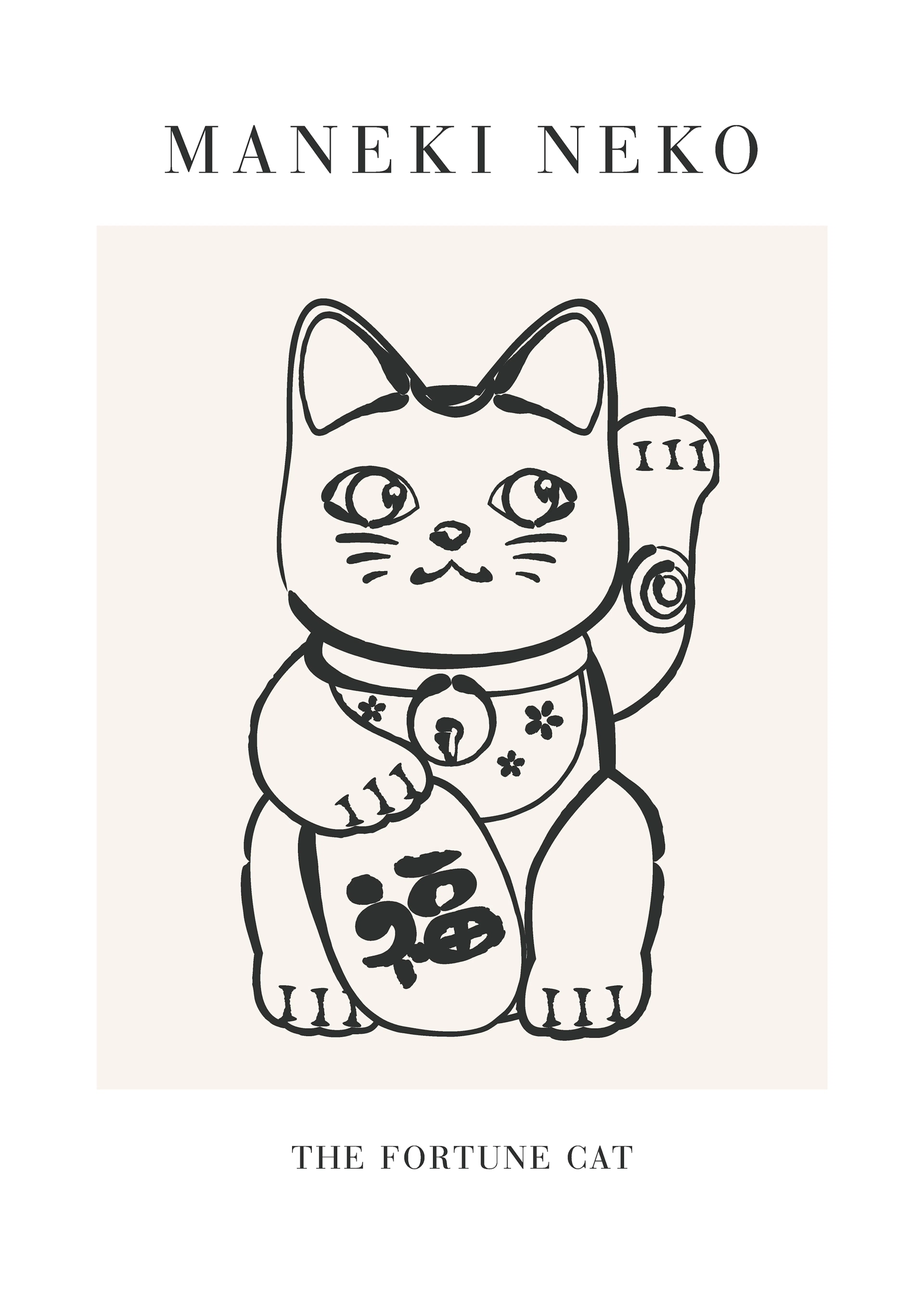 KsanaKalpa - Maneki Neko Gatto Portafortuna Poster 0