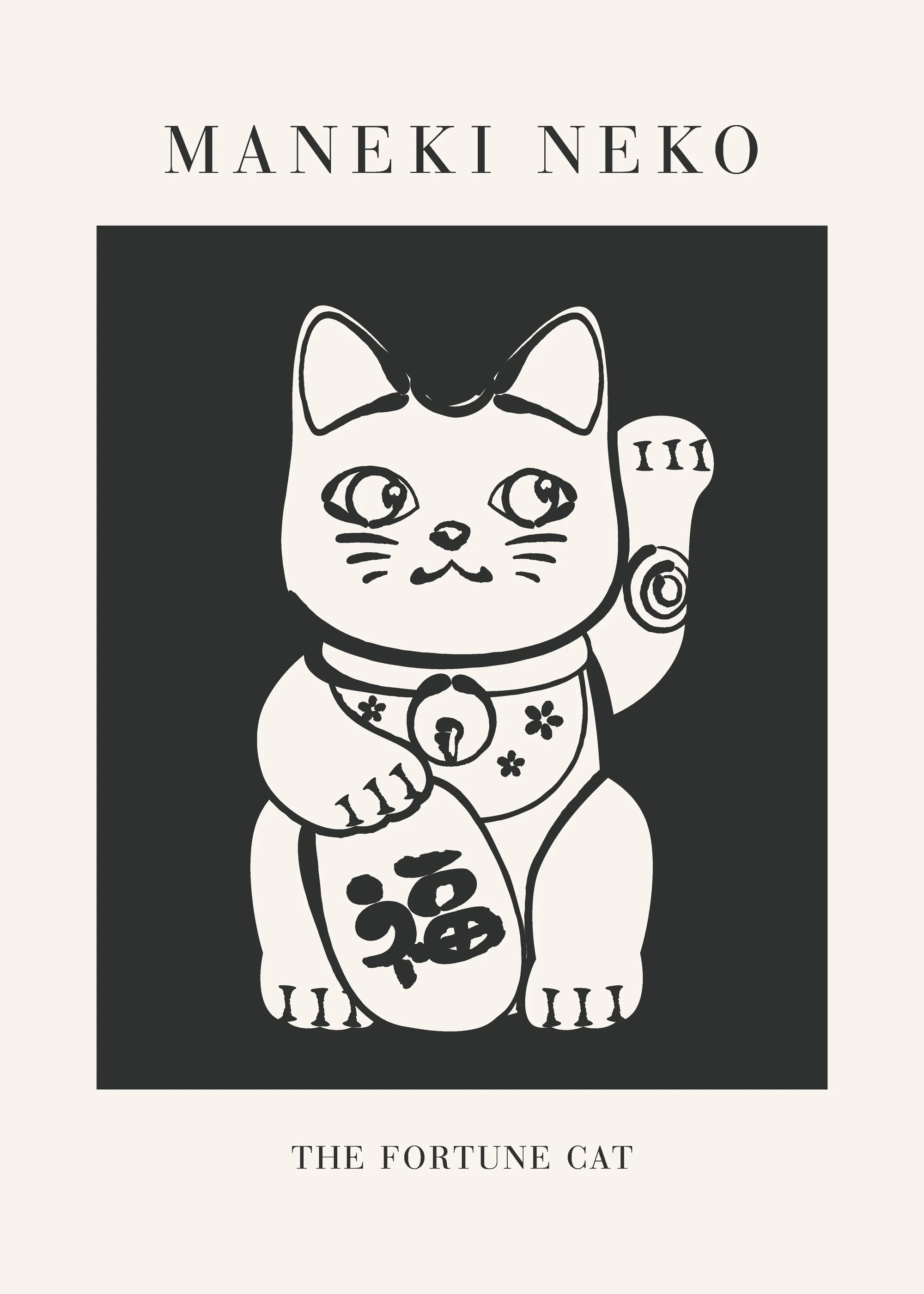 KsanaKalpa - Maneki Neko Gatto Portafortuna No2 Poster 0