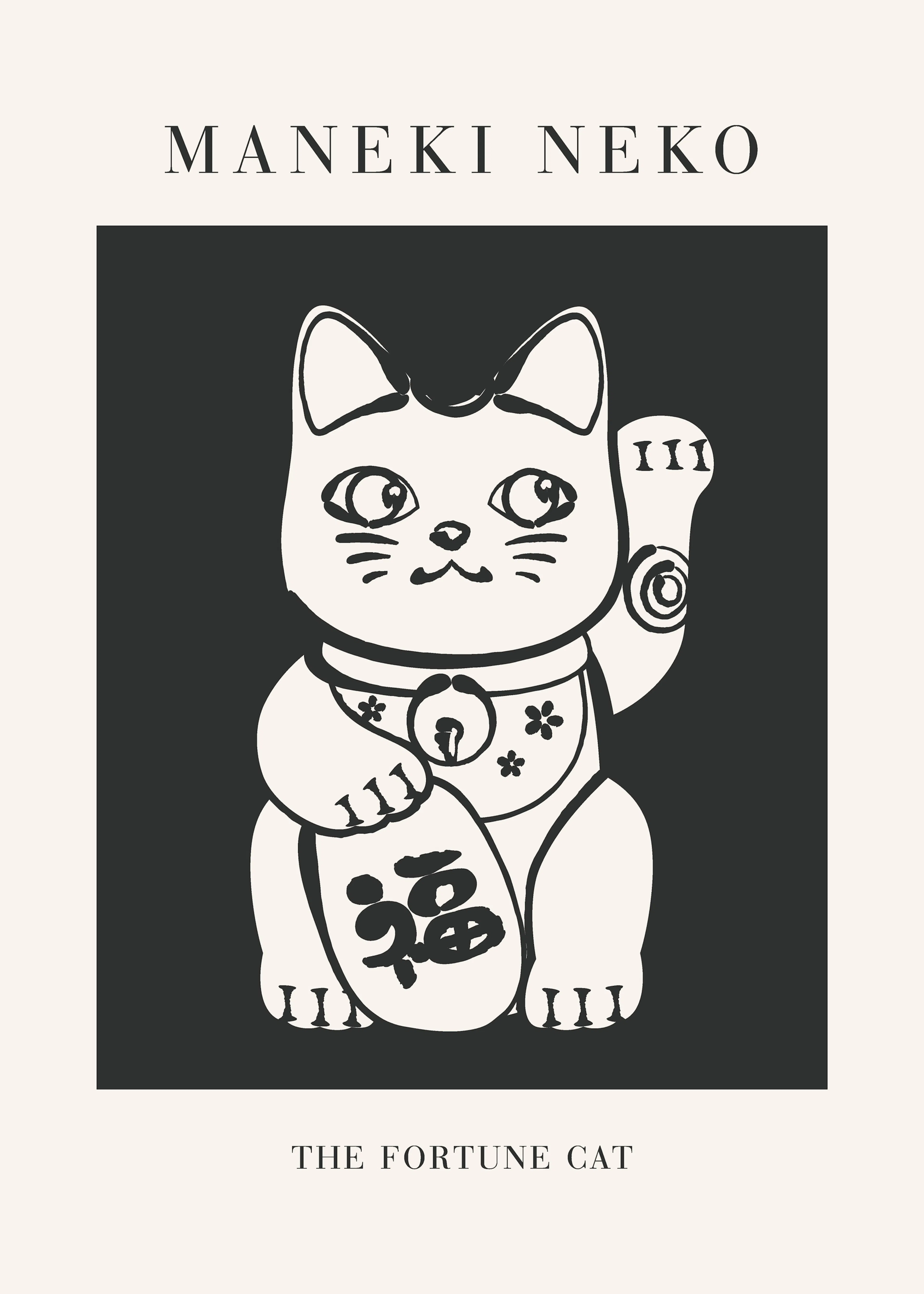 KsanaKalpa - Maneki Neko Gatto Portafortuna No2 Poster 0
