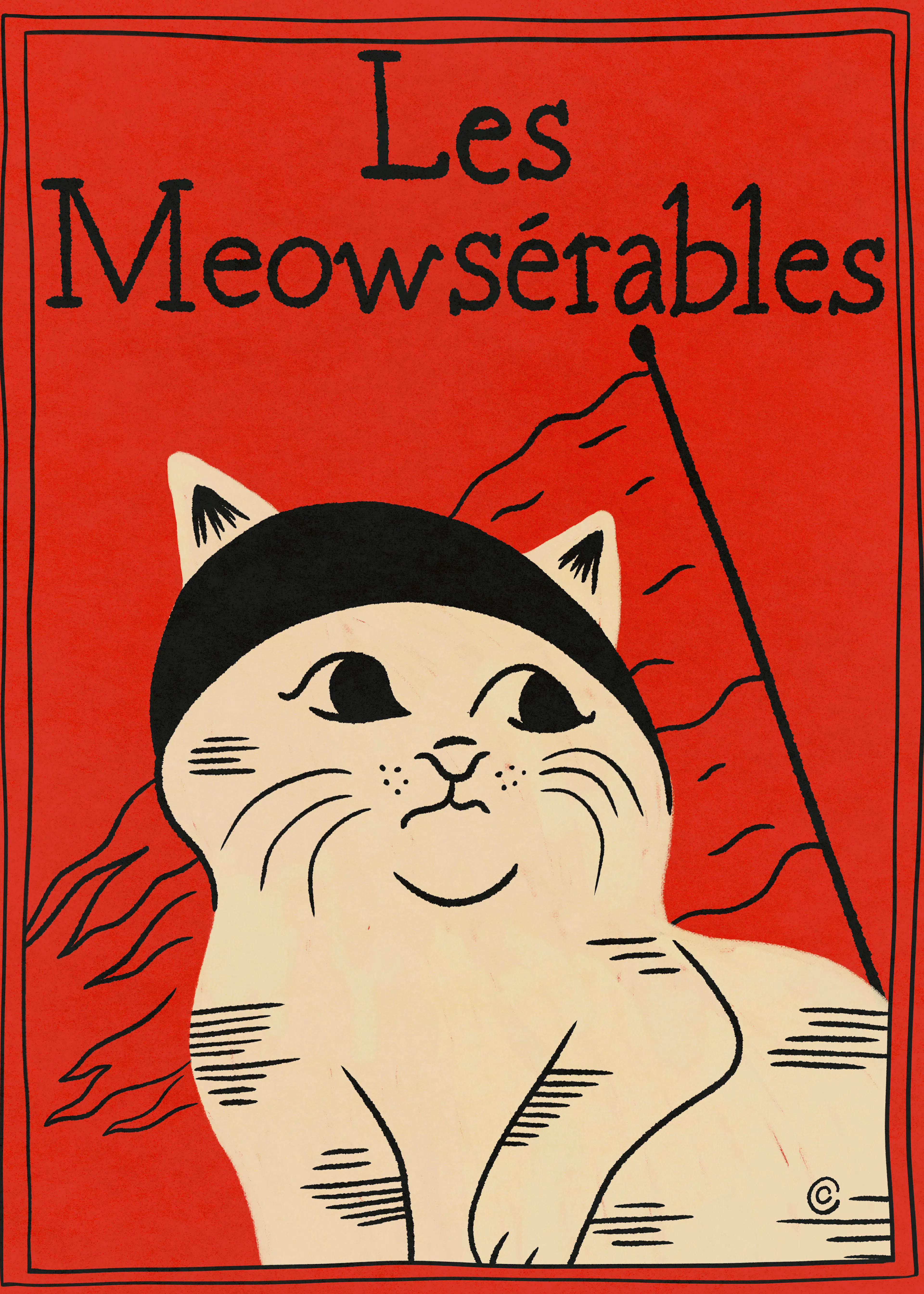 Carrie Cantwell - Les Meowserables Poster 0