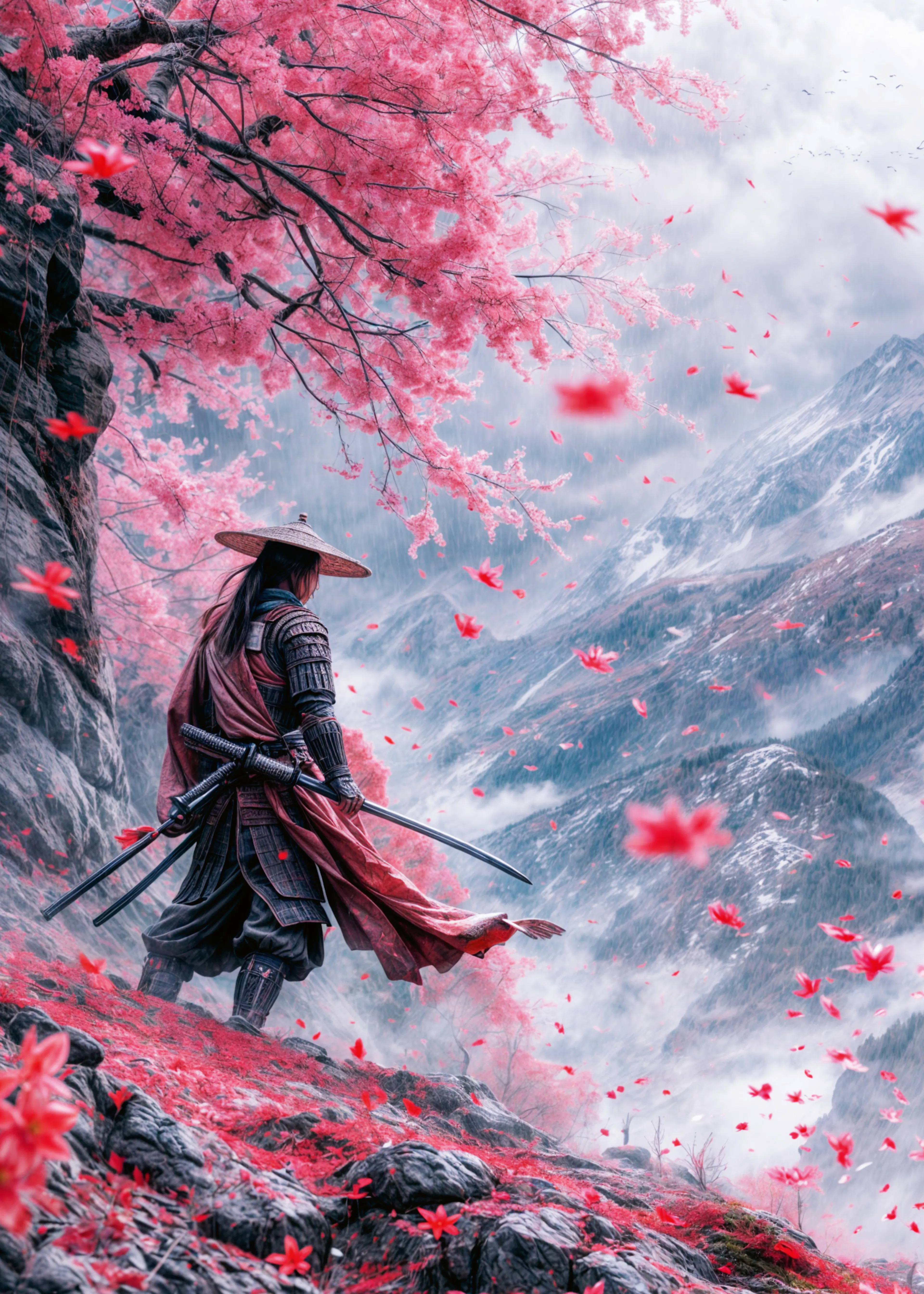 Ritvik takkar - Sakura Mountain Warrior ポスター 0