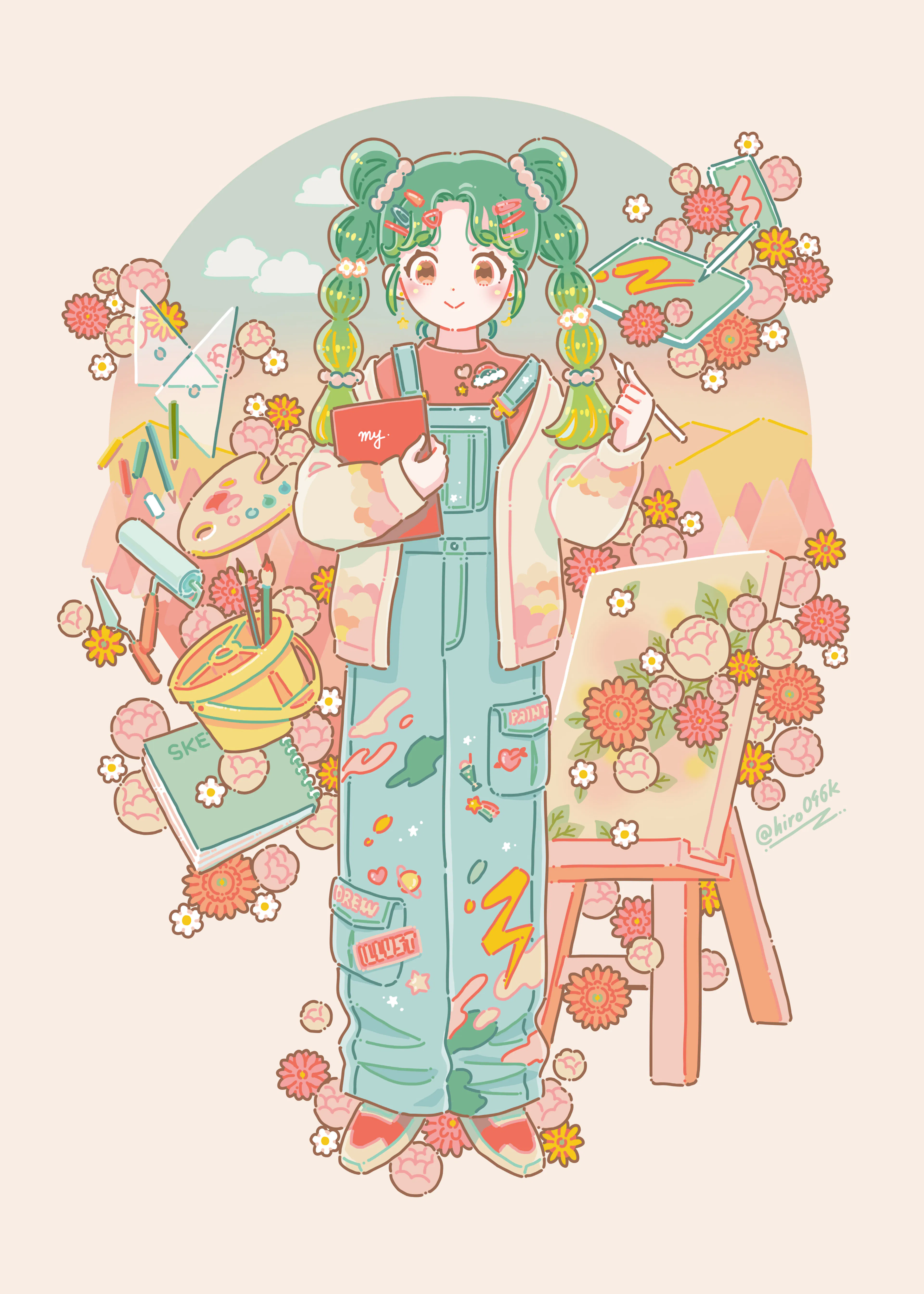 Hiroko Hashimoto - Artiste Florale Créative Affiche 0