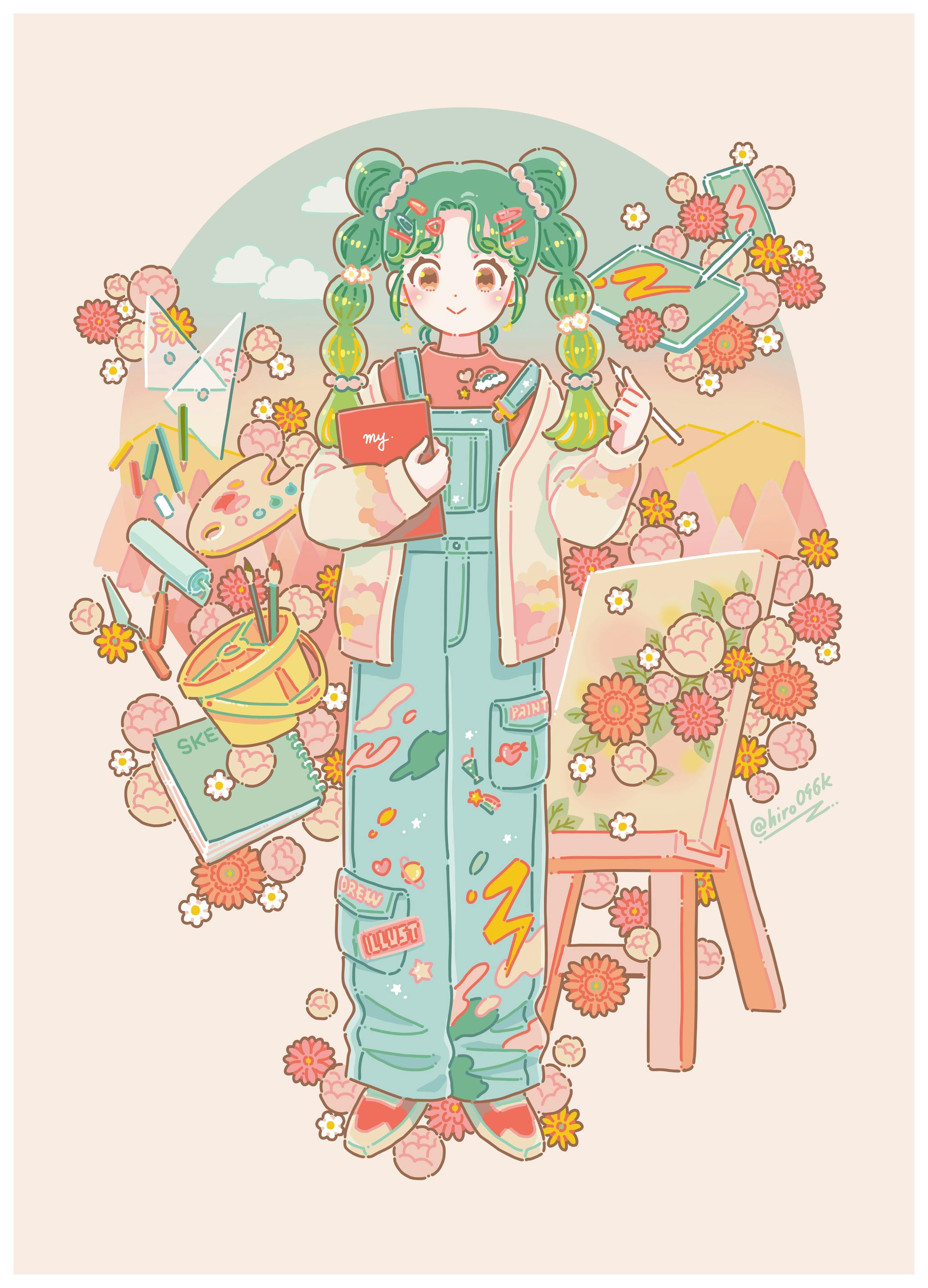 Hiroko Hashimoto - Creative Floral Artist Poster (50x70 cm) - Poster Store
