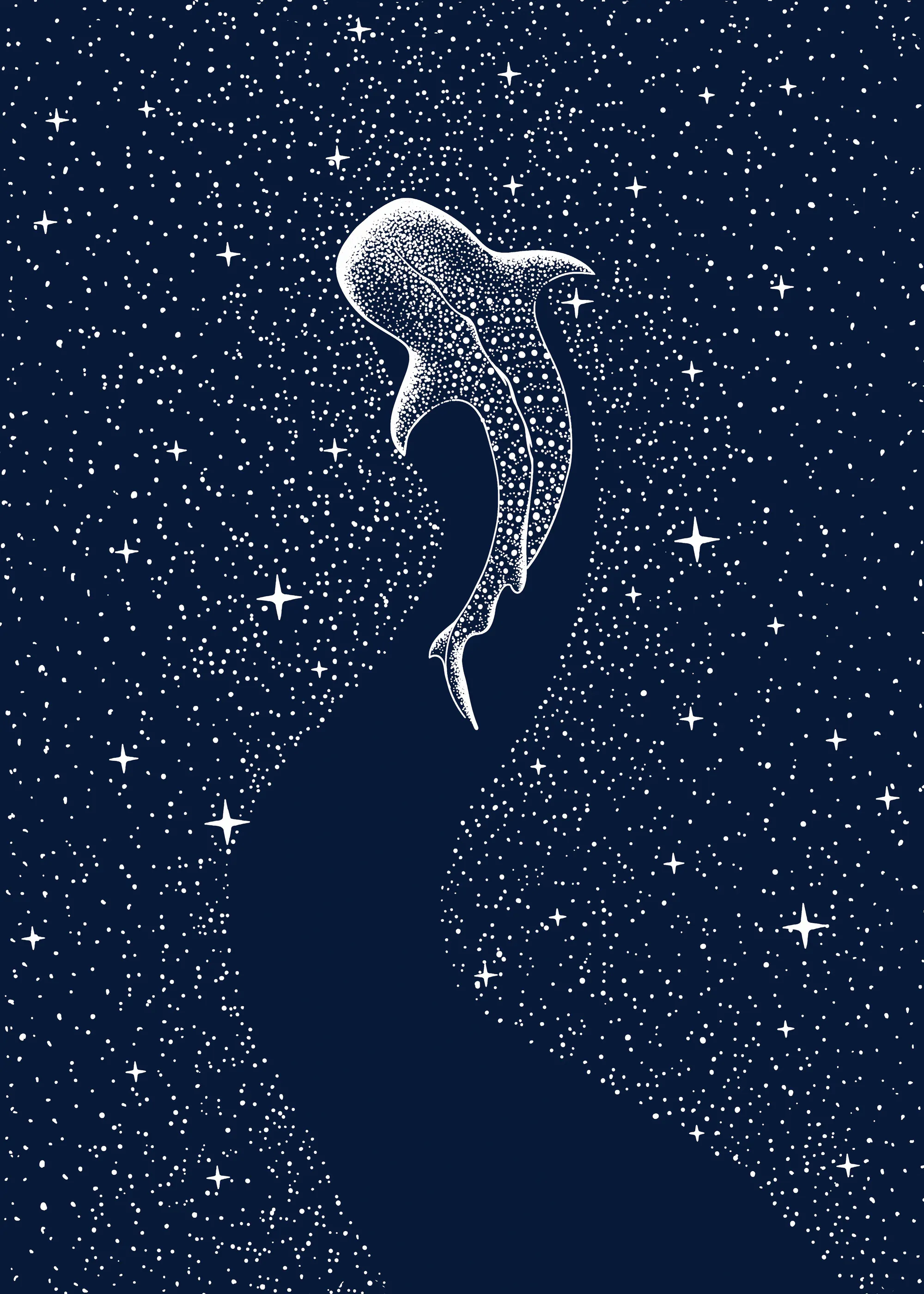 Alirıza ÇAKIR - Whale Shark Cosmic Journey Poster 0