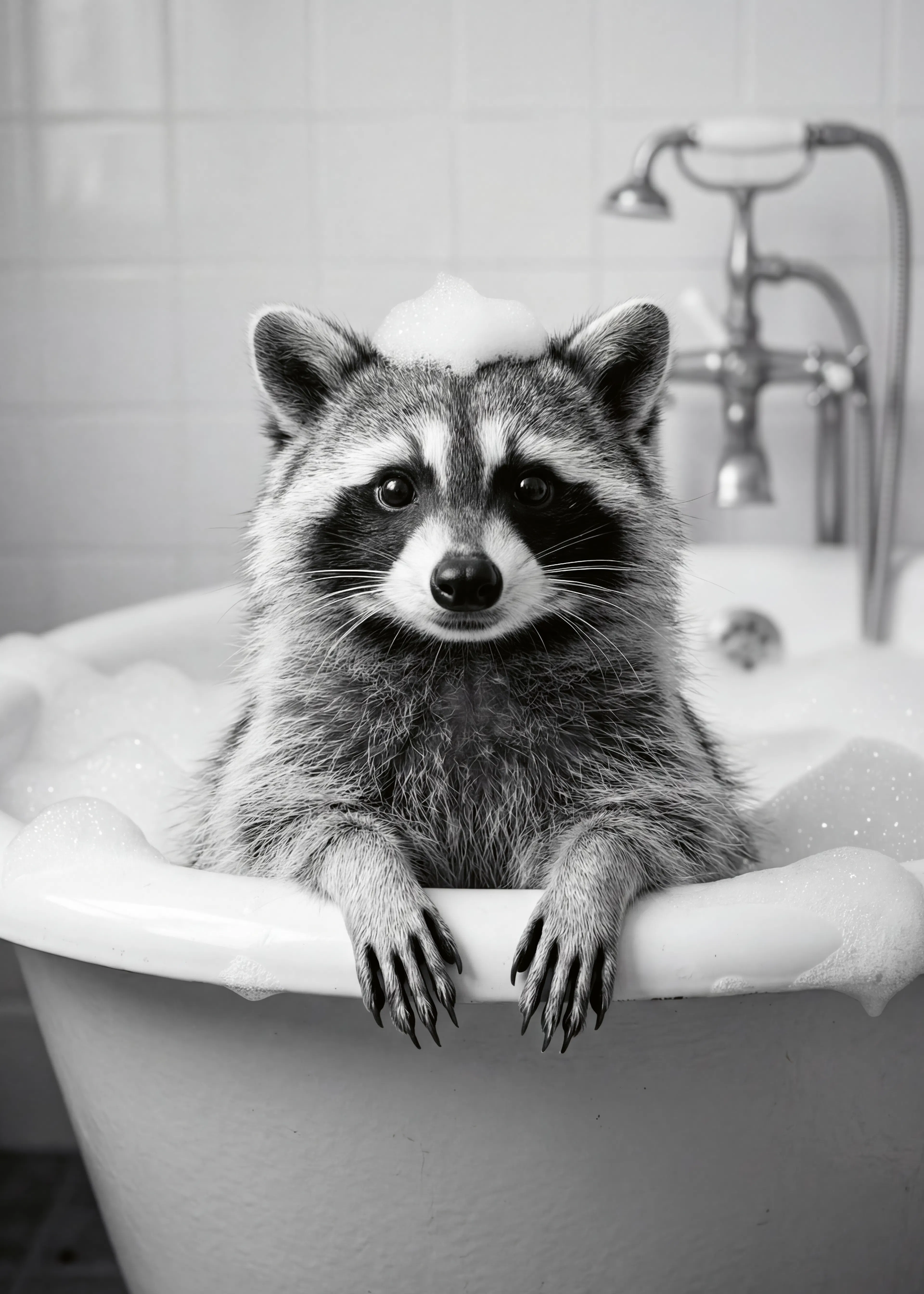 Andreas Magnusson - Raccoon Bubble Bath Poster 0