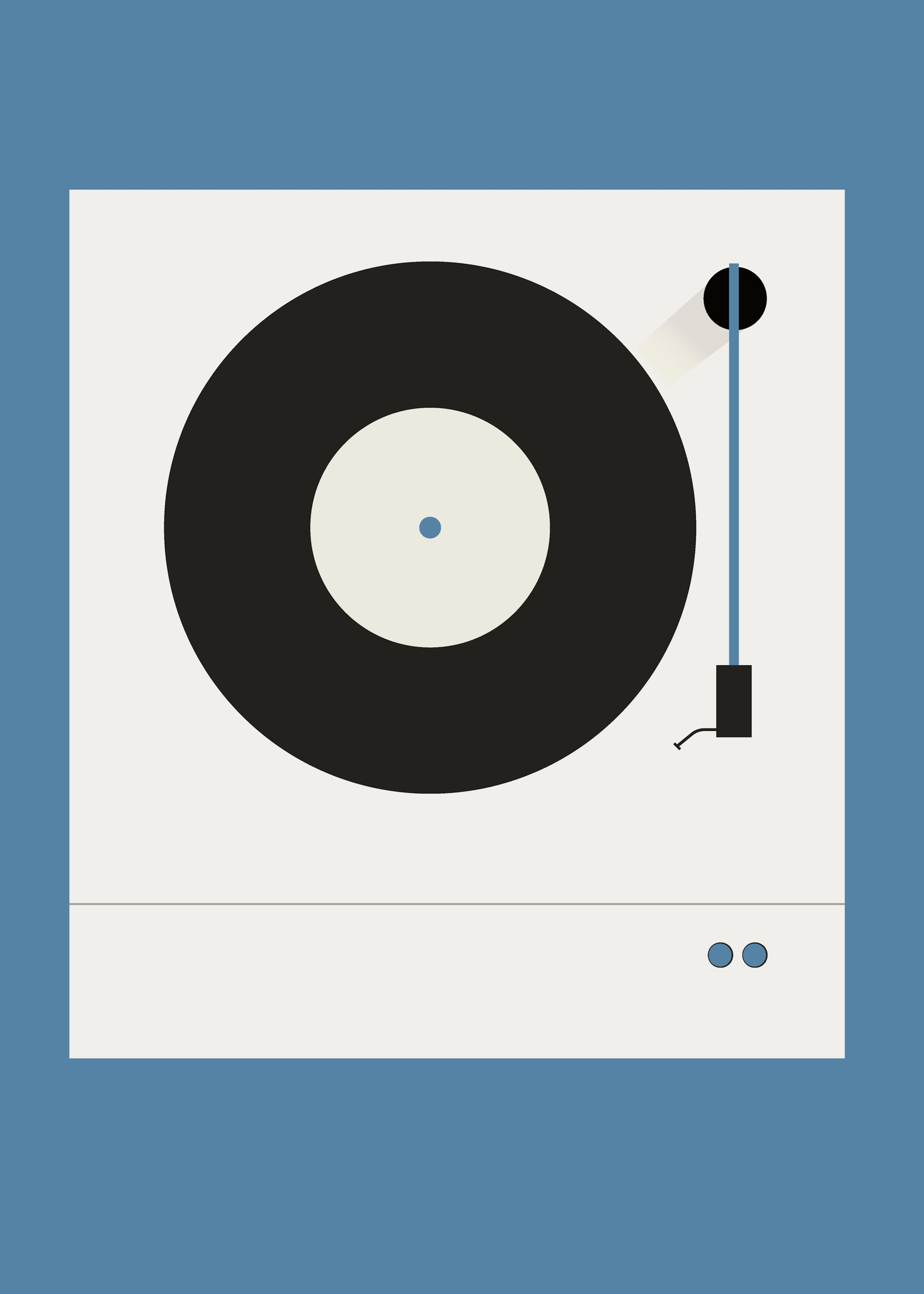 DARIA IVANOVNA - Minimalist Record Player Poster 0