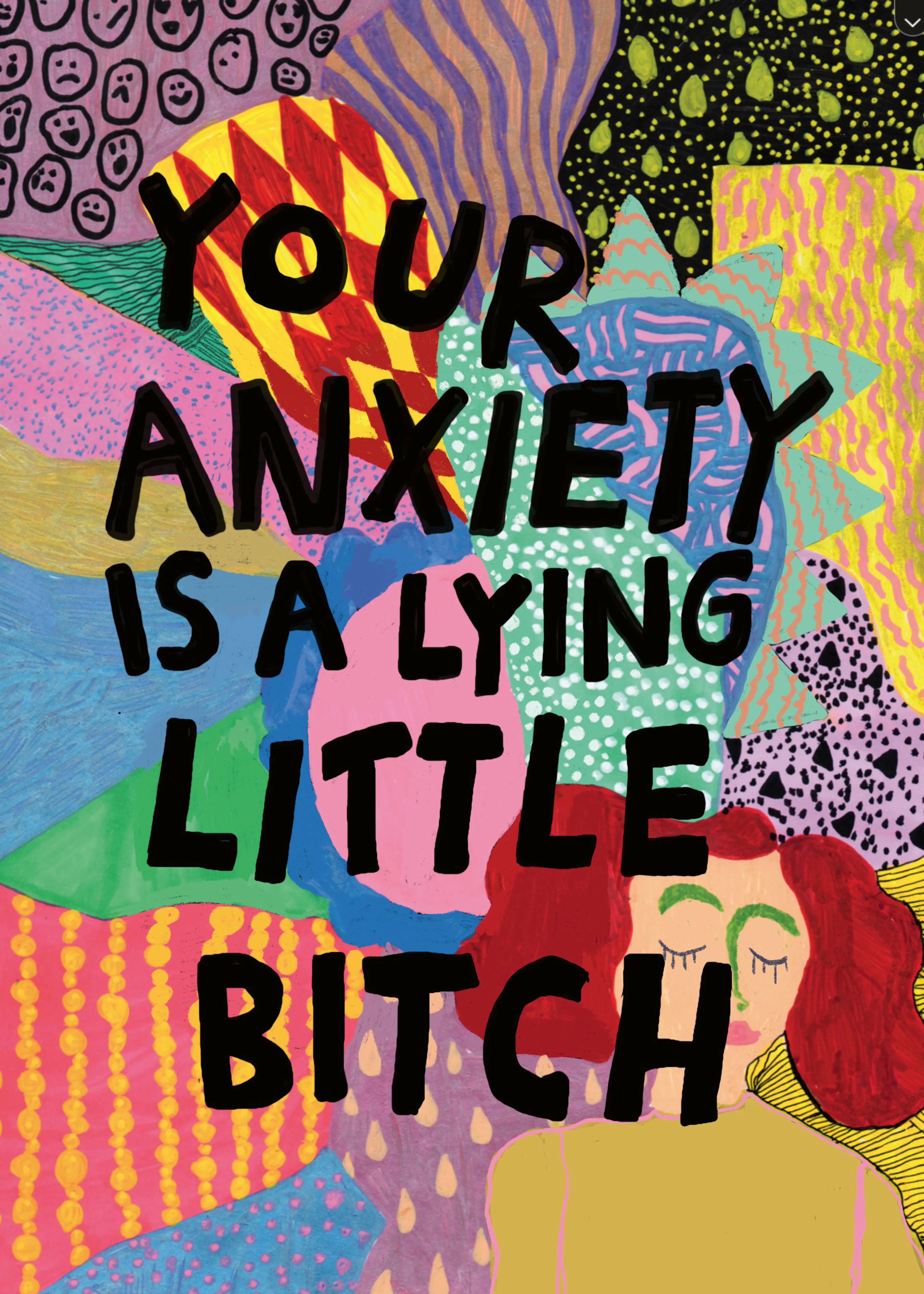 Jessica Pleur - Your Anxiety Poster 0