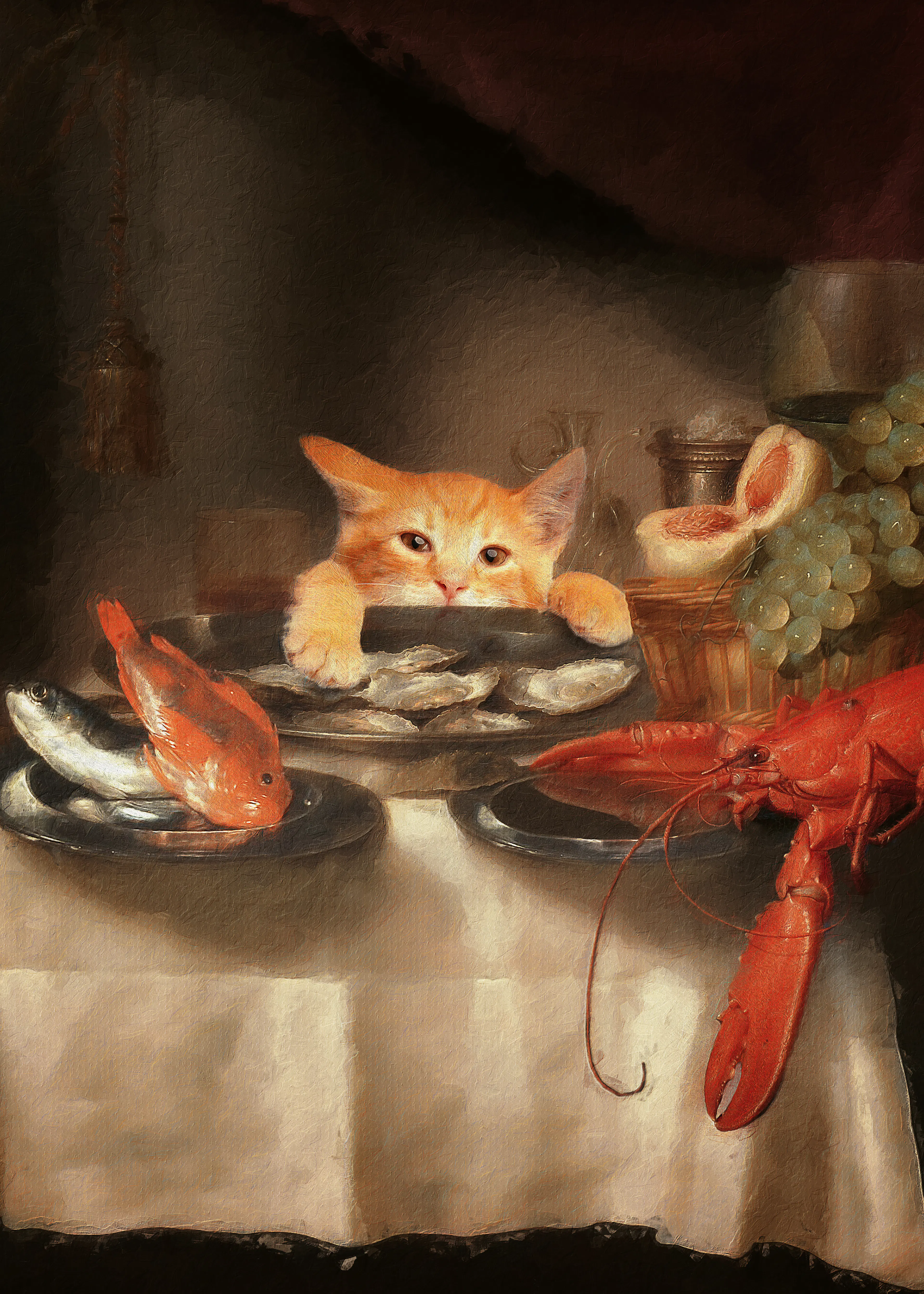 Jonas Loose - Dinner For Cat Poster 0