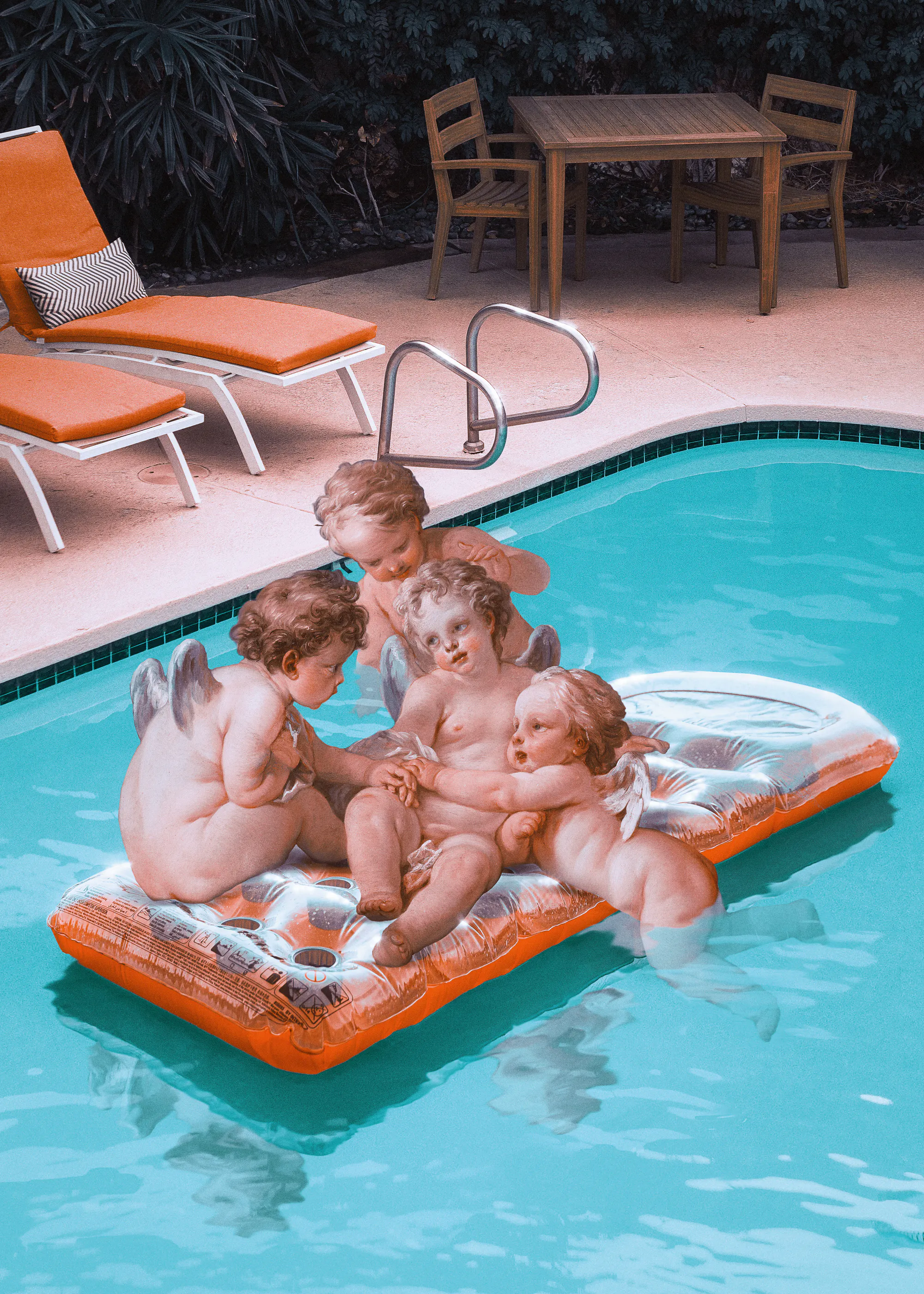 Jonas Loose - Anges de Piscine Poster 0
