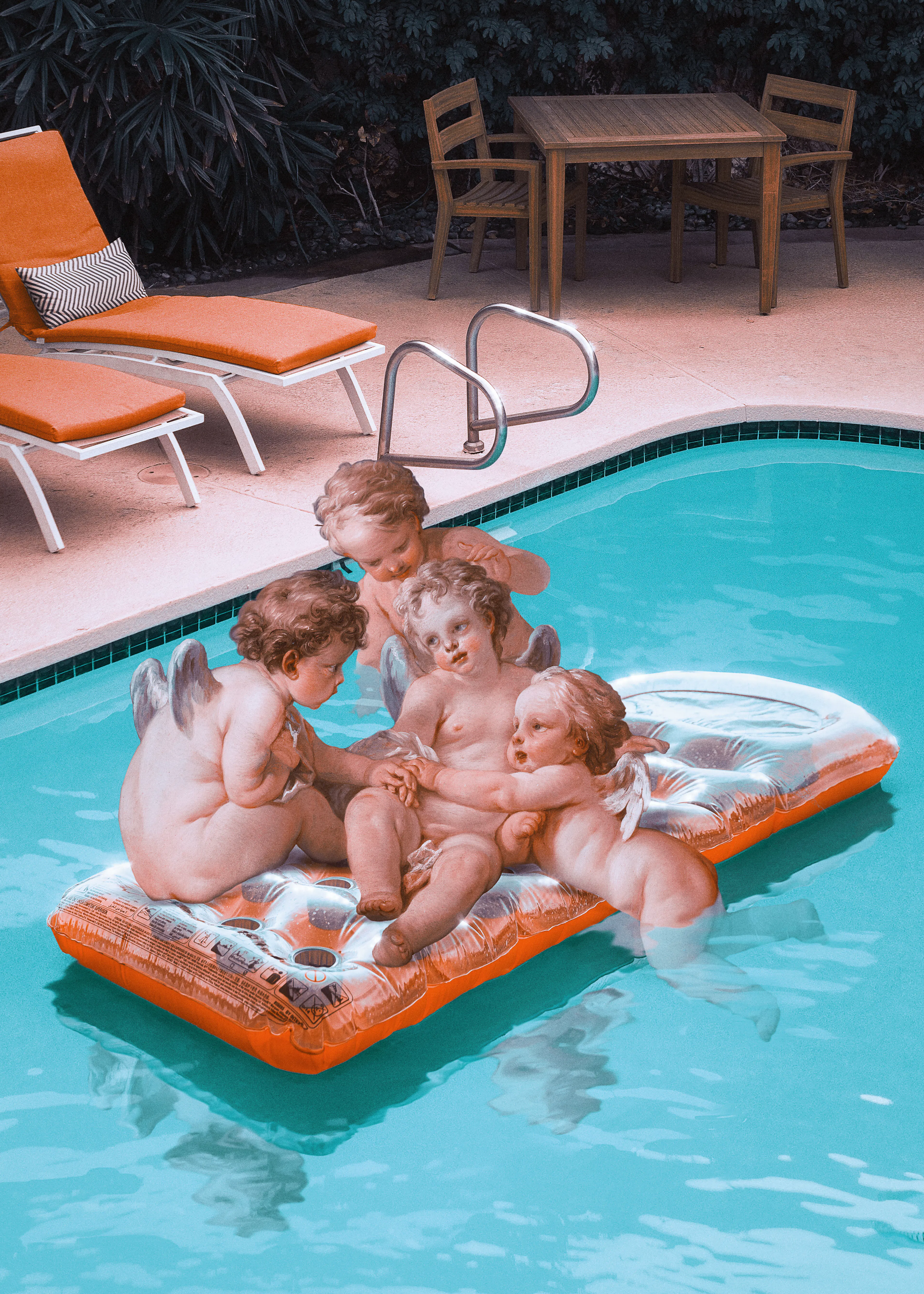 Jonas Loose - Anges de Piscine Poster 0