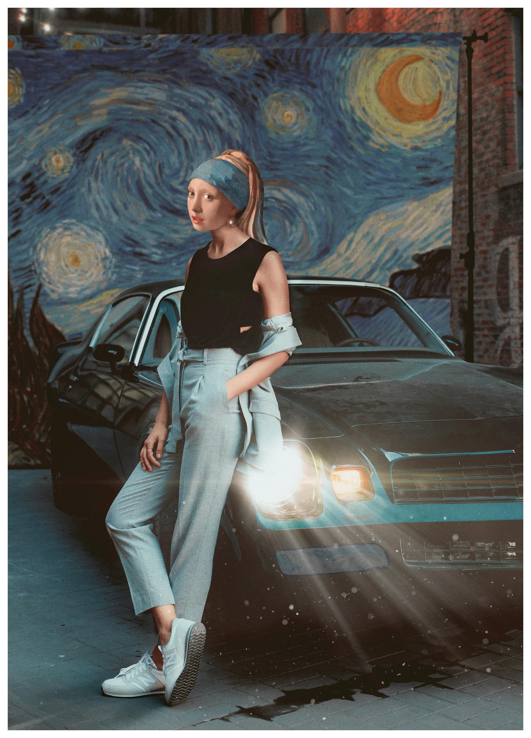 Jonas Loose - Tähtiyön Kuvaus Juliste (70x100 cm) - Poster Store