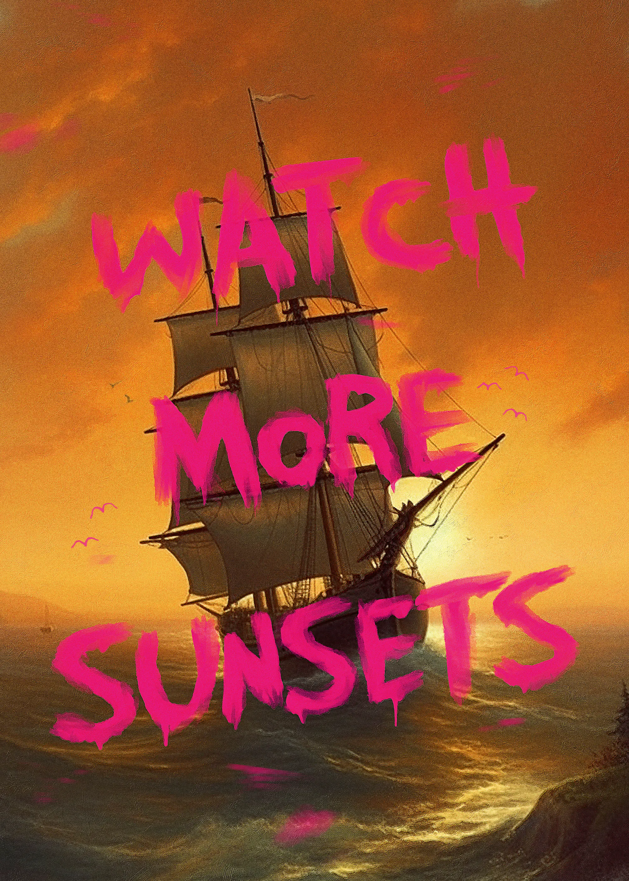 Jonas Loose - Watch More Sunsets Plakat 0