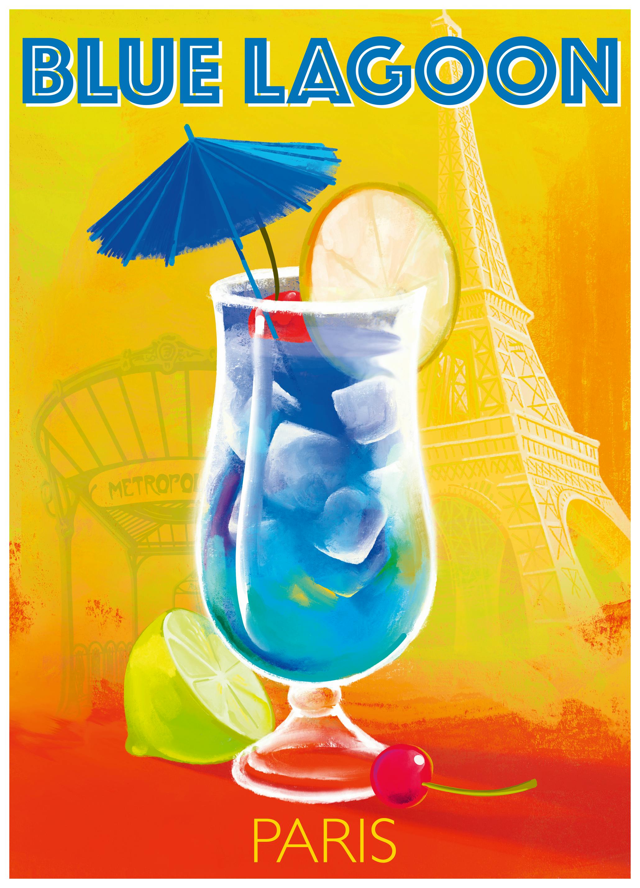 Marco Marella - Blue Lagoon Poster (100x150 cm) - Poster Store