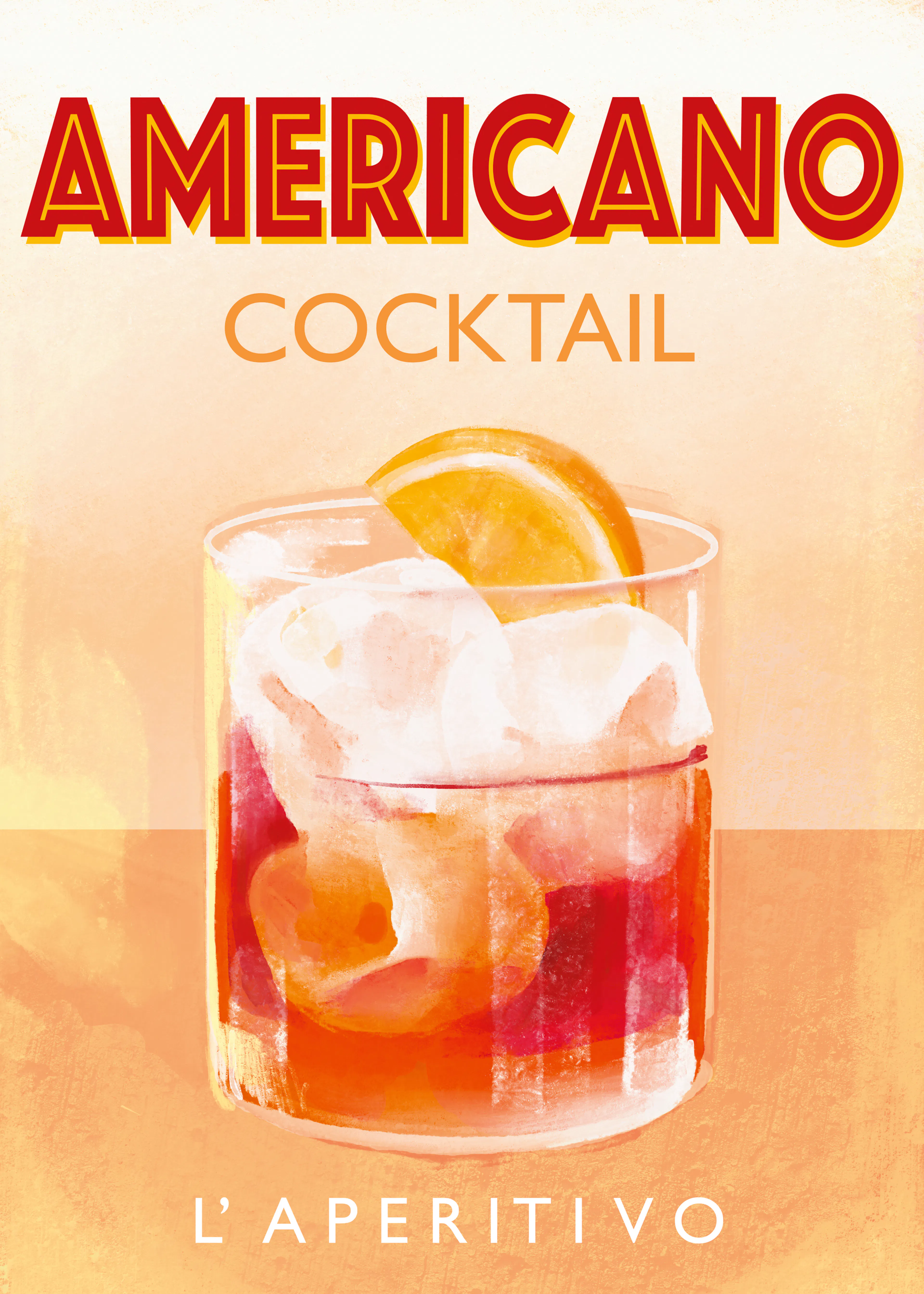 Marco Marella - Americano Cocktail Poster 0