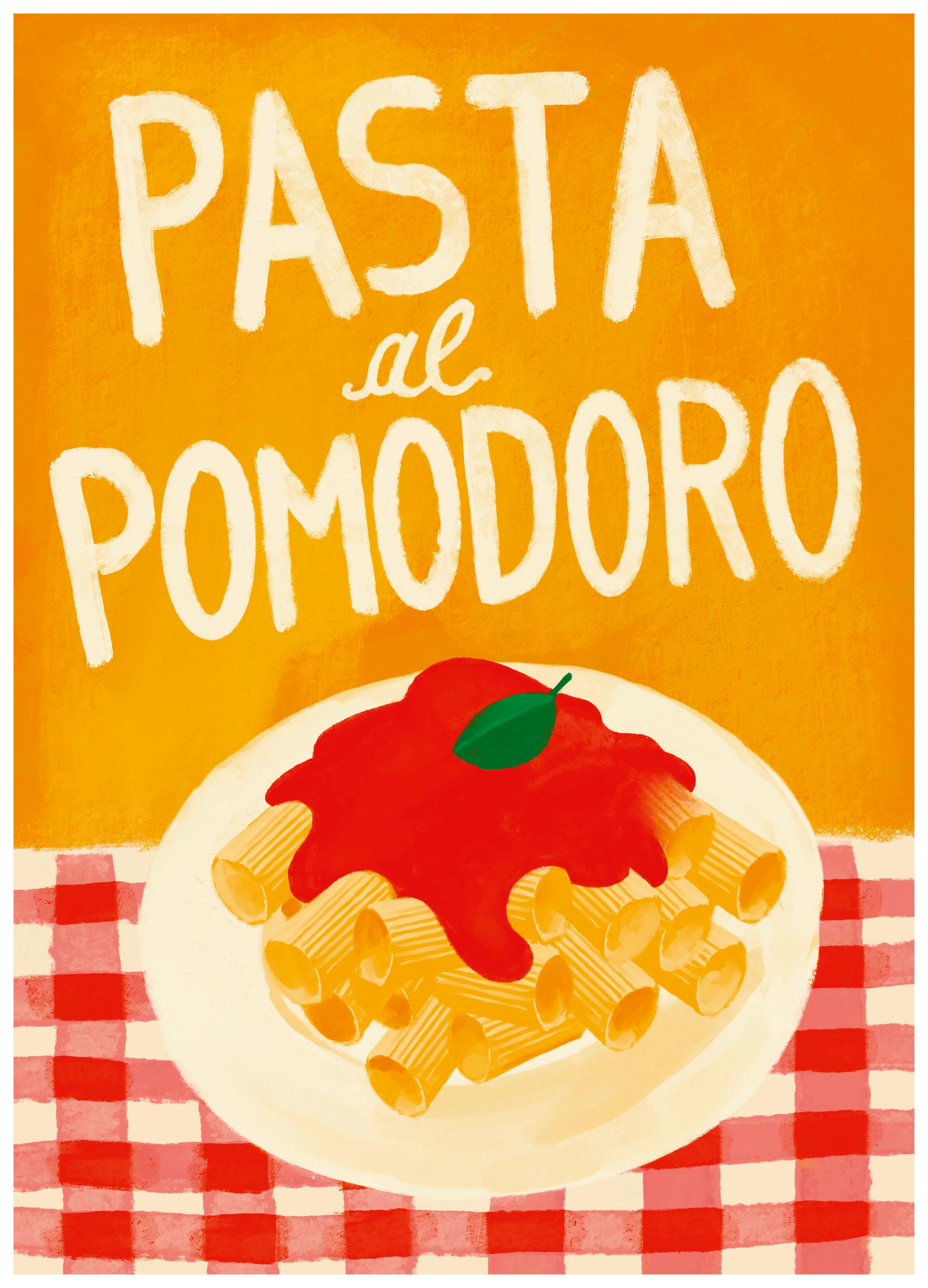 Marco Marella - Pasta al Pomodoro Poster (70x100 cm) - Poster Store