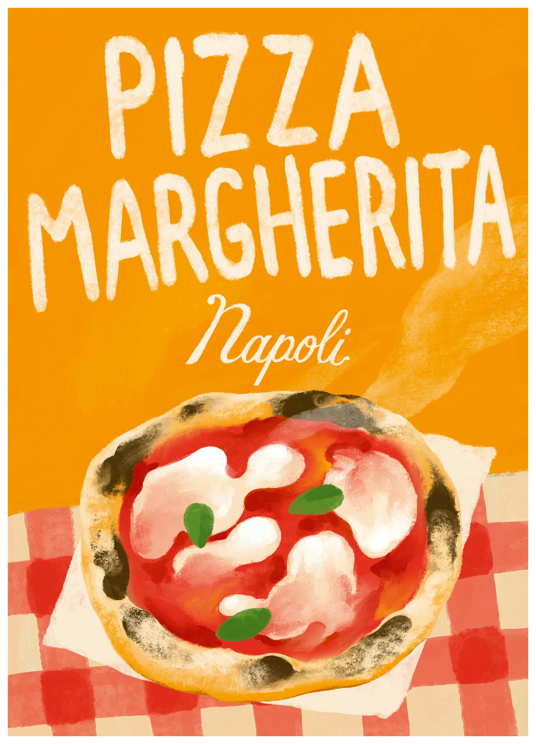 Marco Marella - Pizza Margherita Poster (13x18 cm) - Poster Store