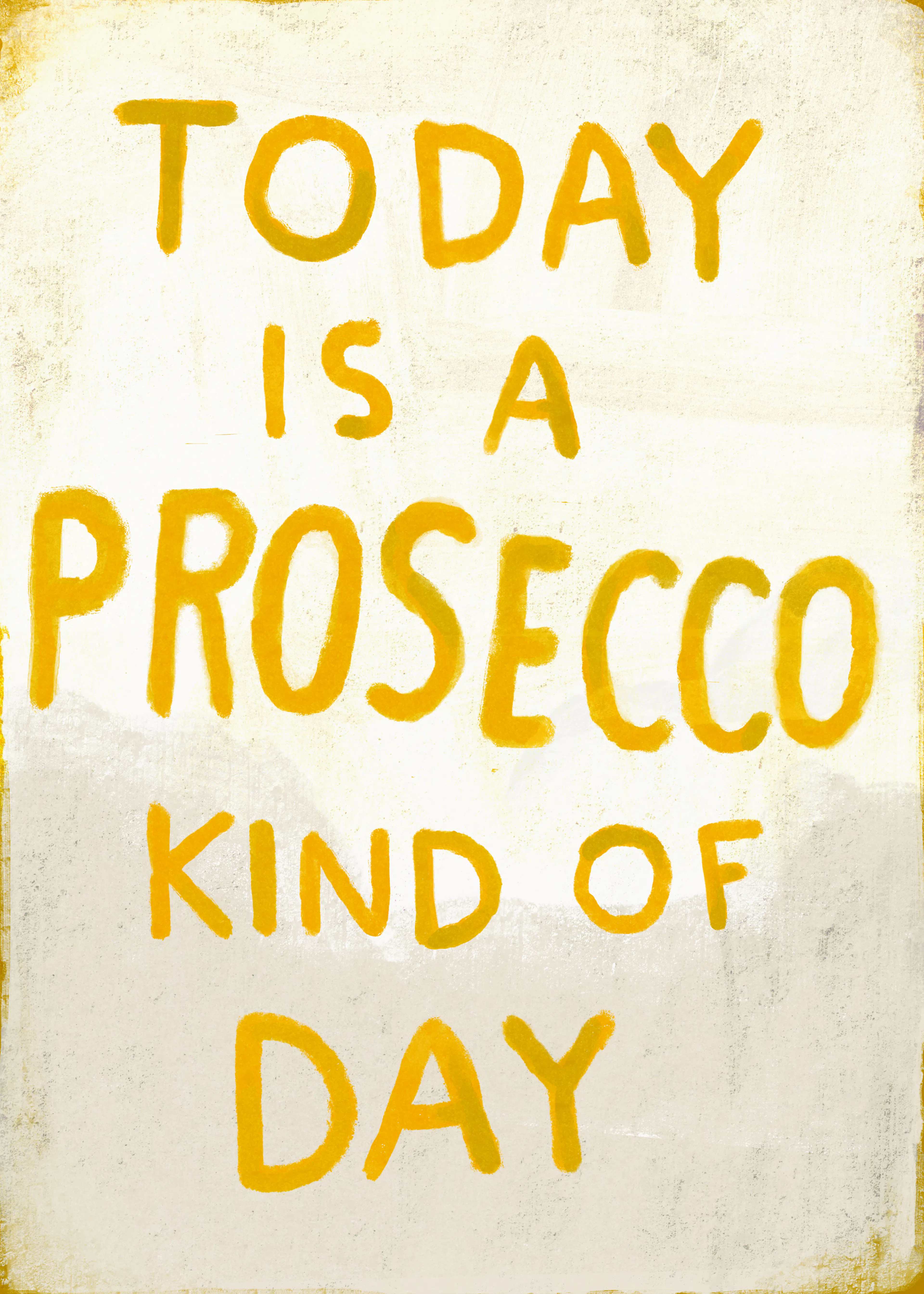 Marco Marella - Prosecco Lettrage Affiche 0