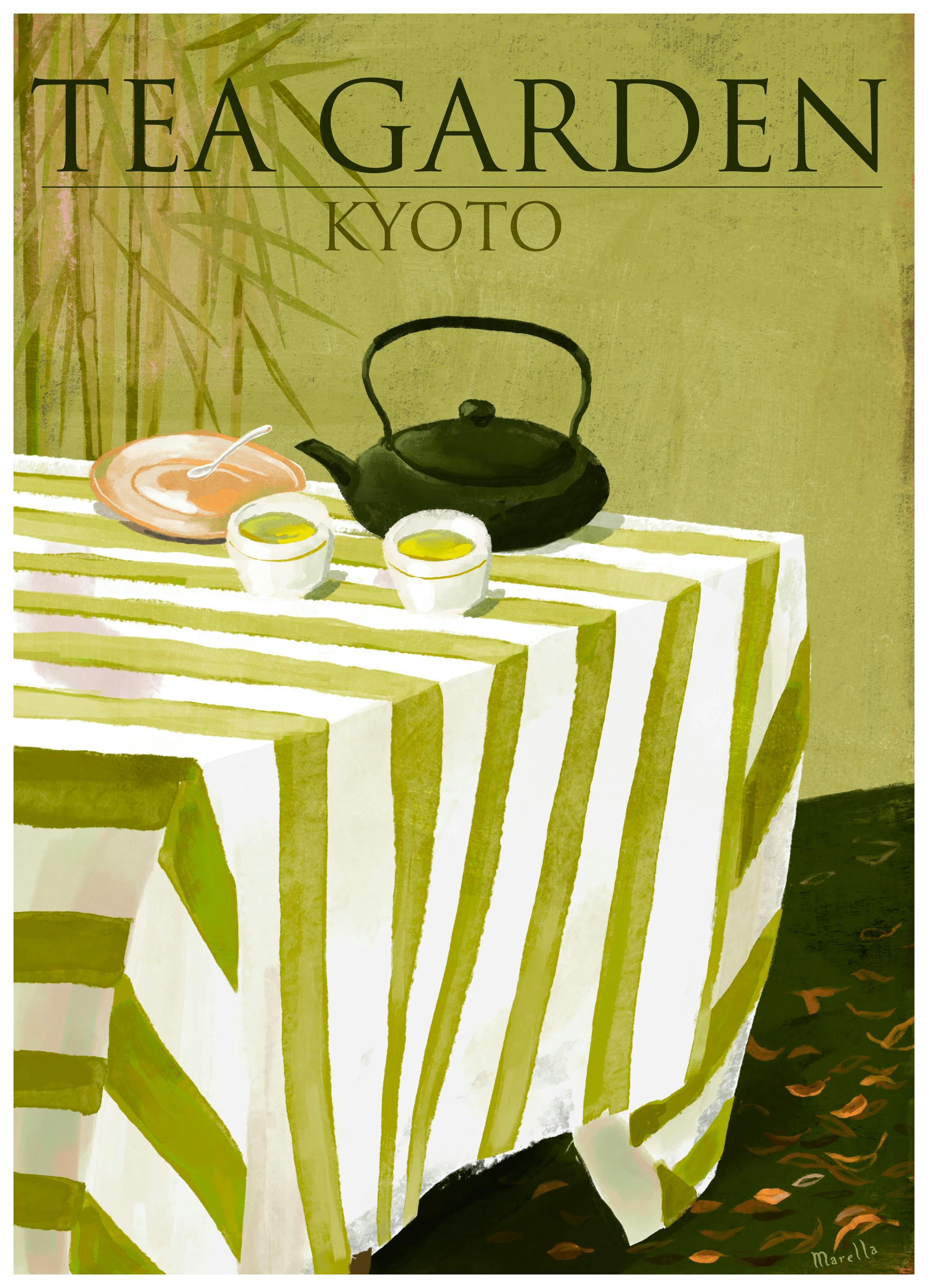 Marco Marella - Tehage Kyoto Plakat (70x100 cm) - Poster Store