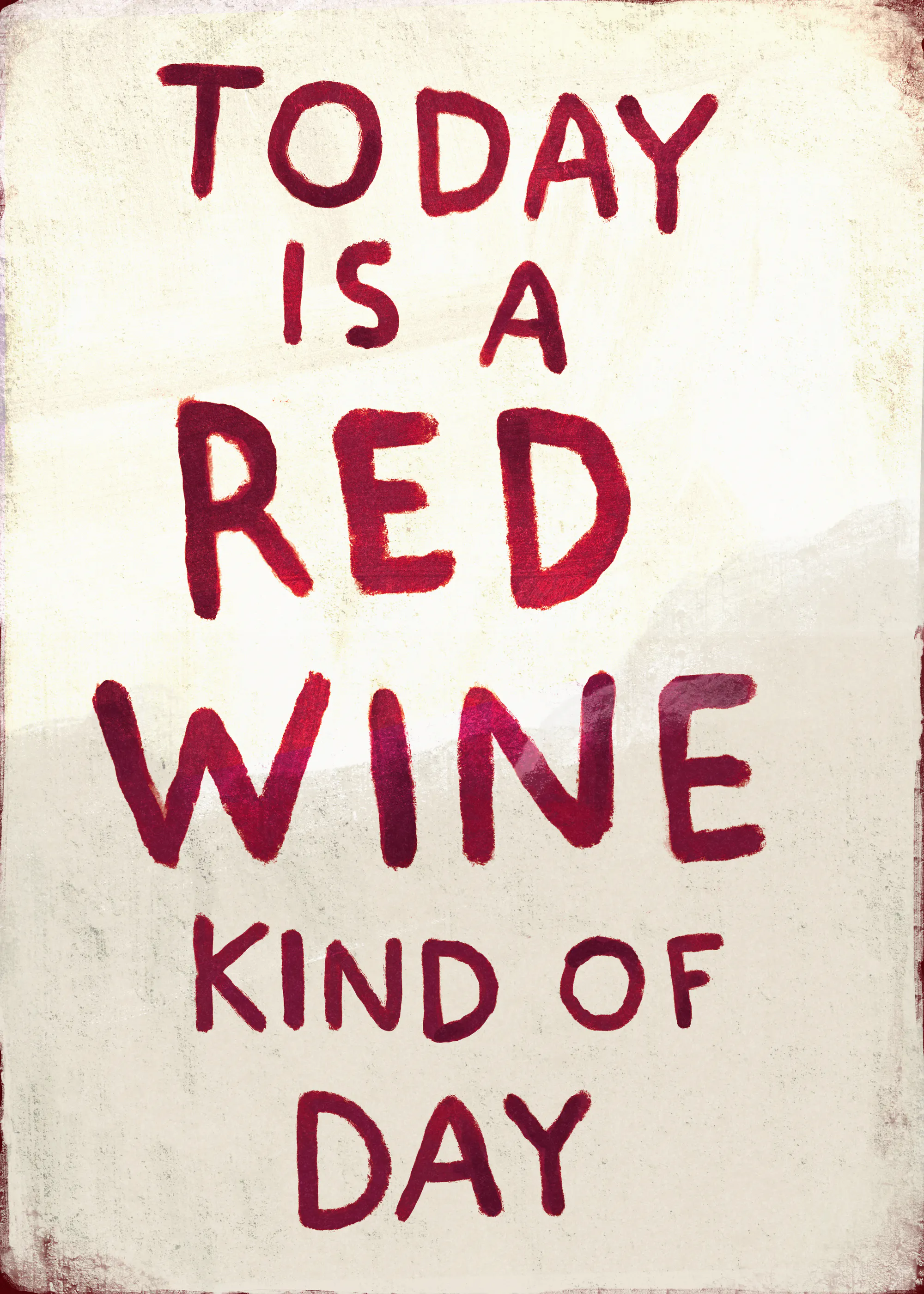 Marco Marella - Lettrage Vin Rouge Poster 0