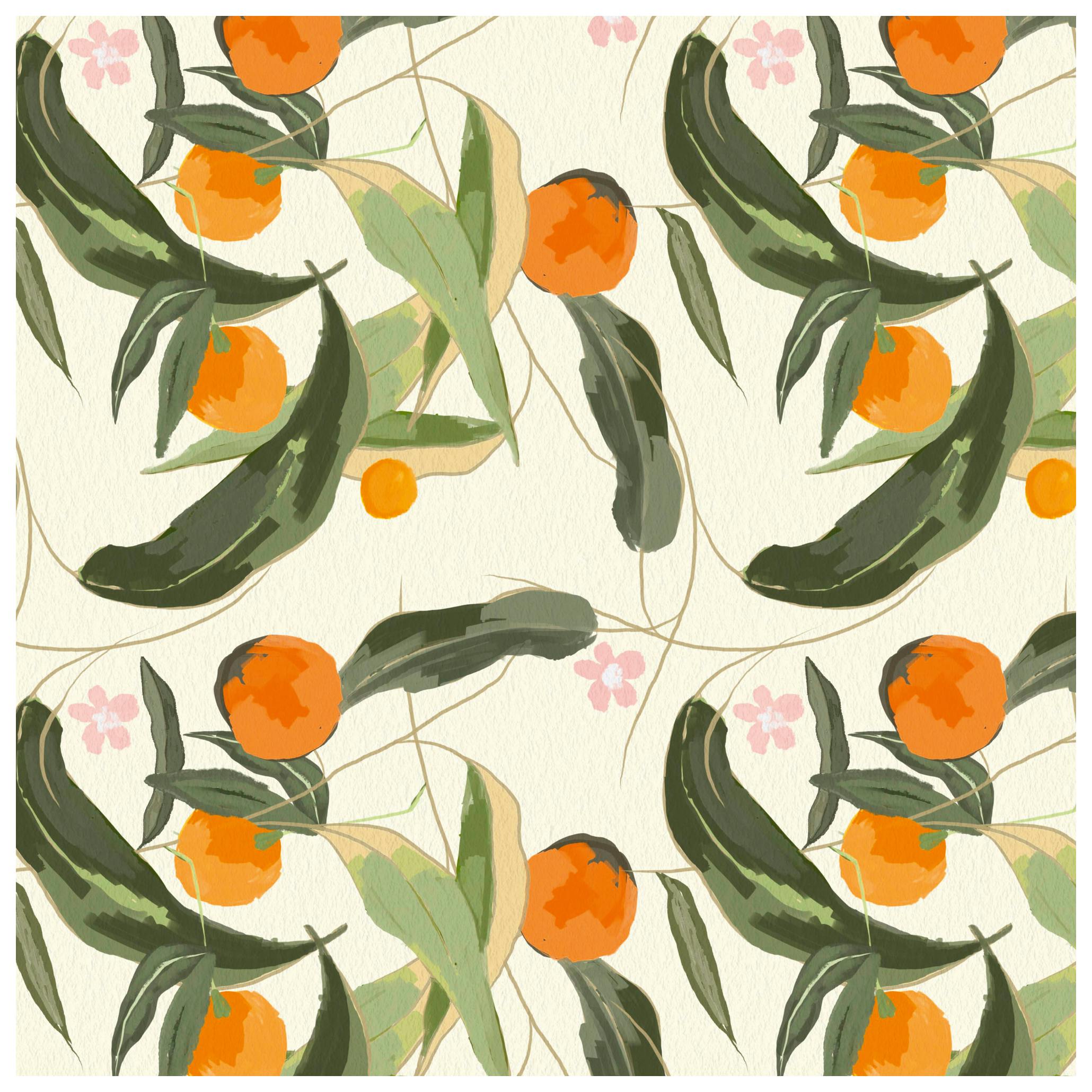 Josie George - Citrus Grove Oasis Poster (50x50 cm) - Poster Store