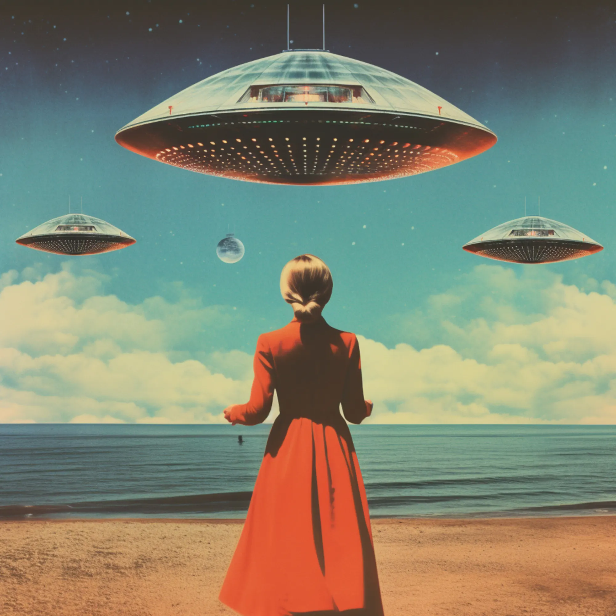 Samantha Hearn - 神秘のビーチUFO ポスター 0