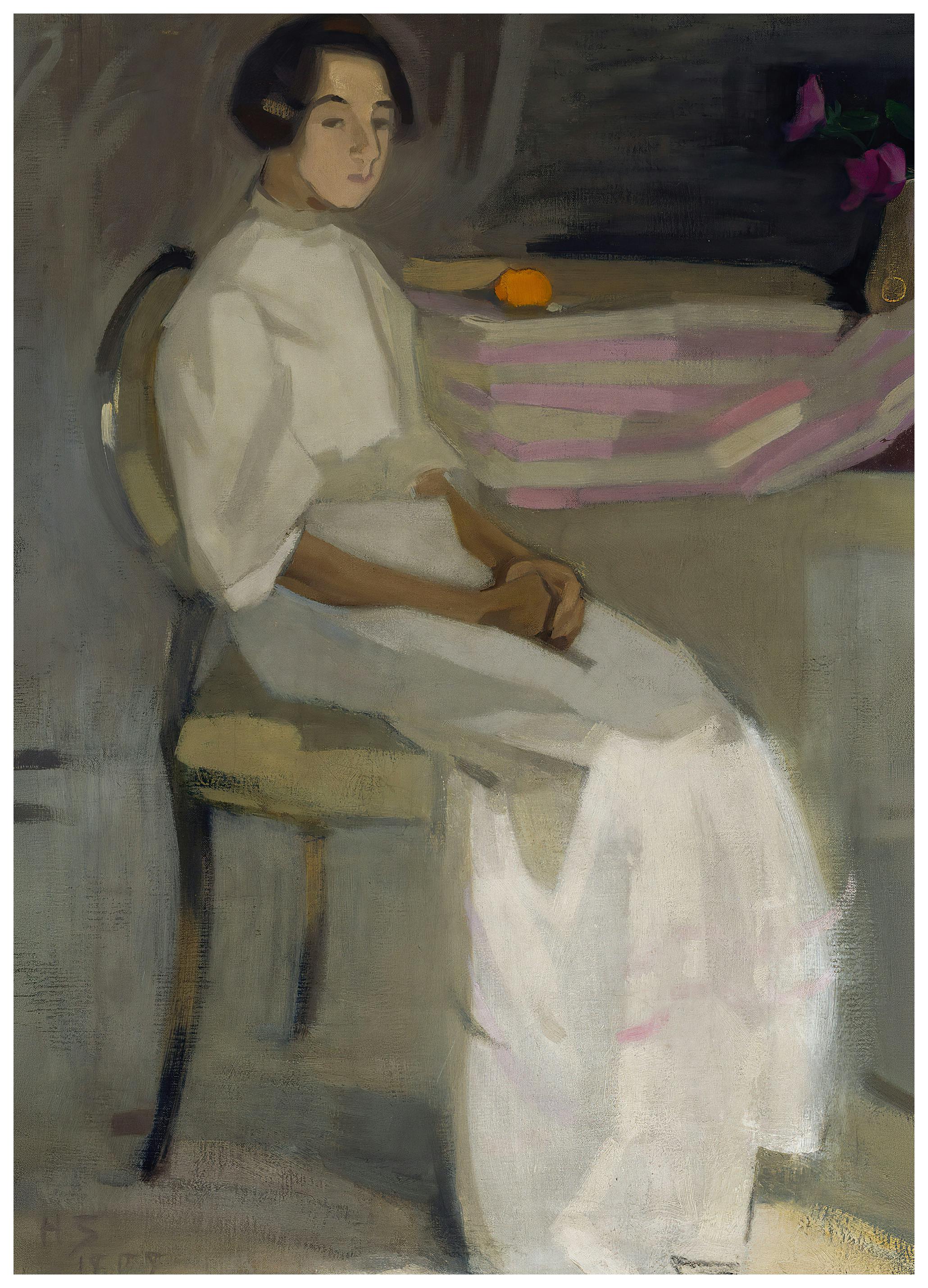 Helene Schjerfbeck - Costume Picture II Poster (50x70 cm) - Poster Store