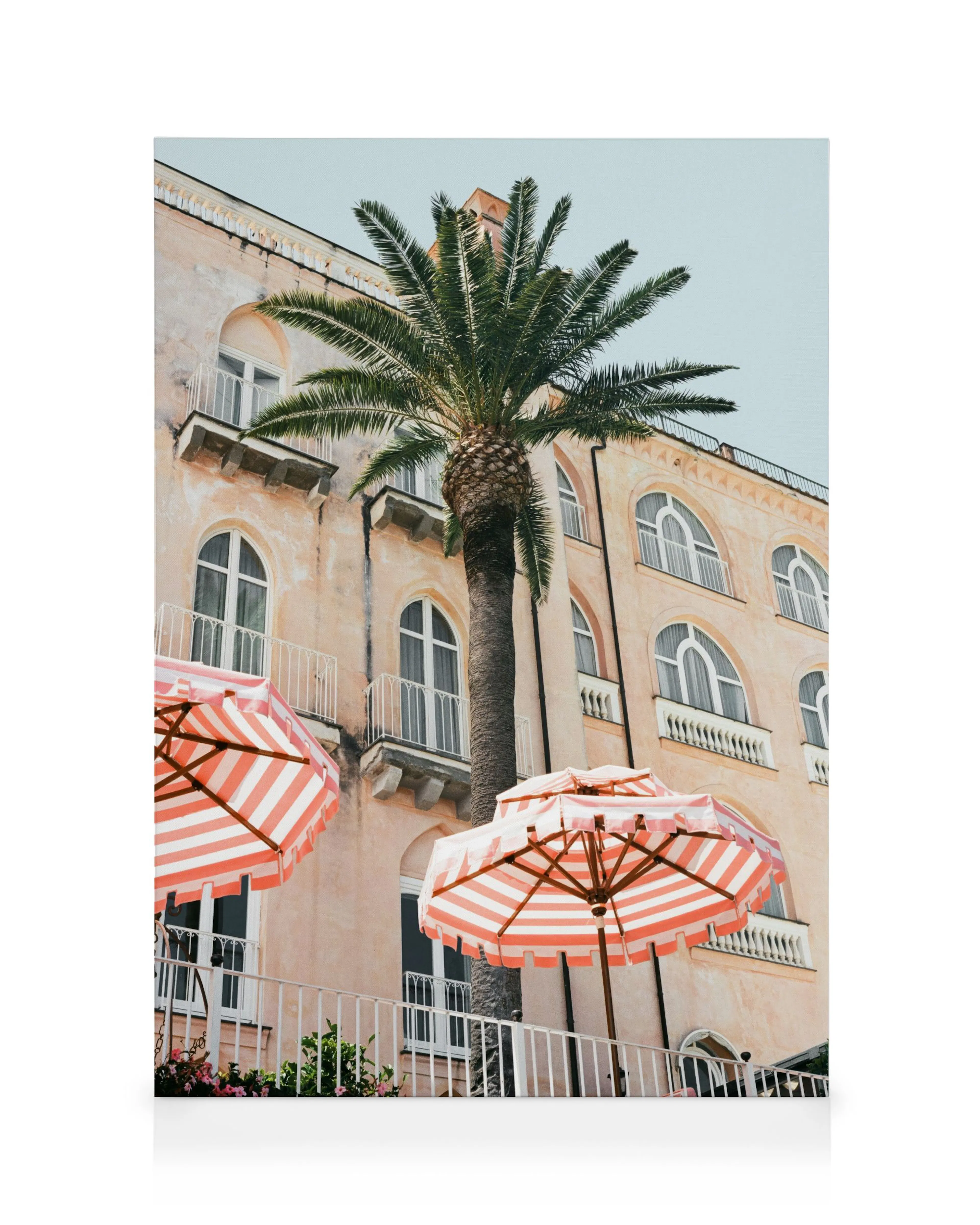 Mediterranean Umbrellas Canvas print 0