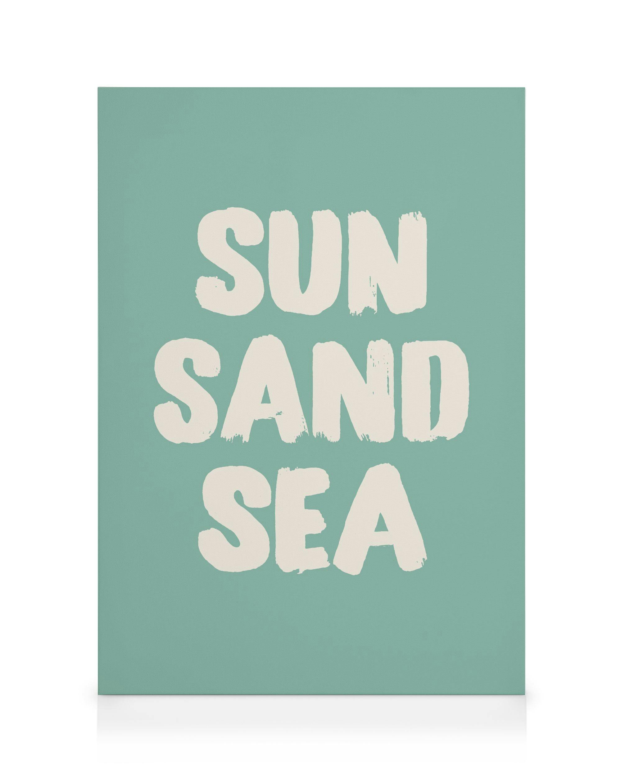 Zon Zand Zee Canvas print (30x40 cm) - Poster Store