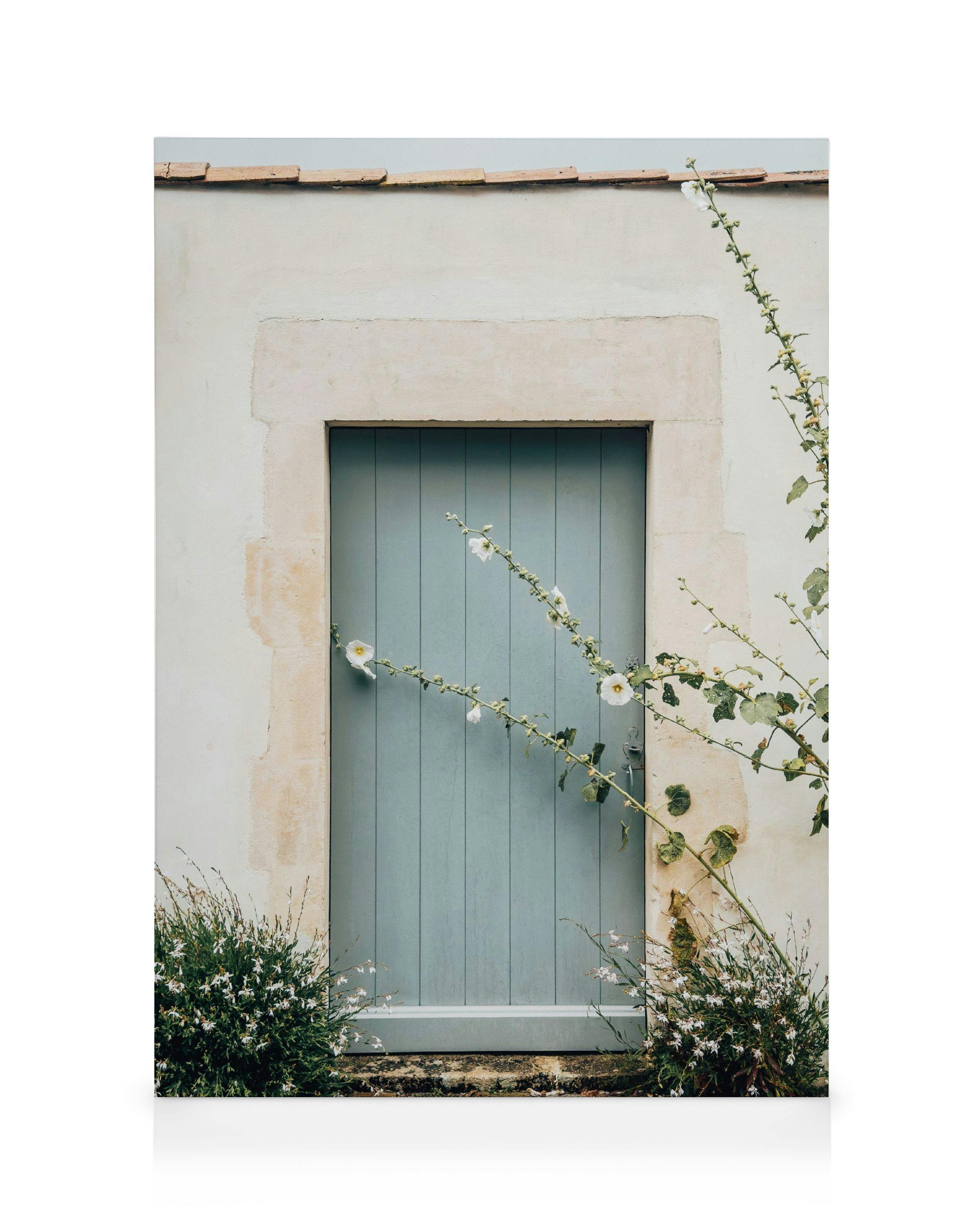Rustikk Inngang Lerretsbilde (30x40 cm - Eikeramme) - Poster Store