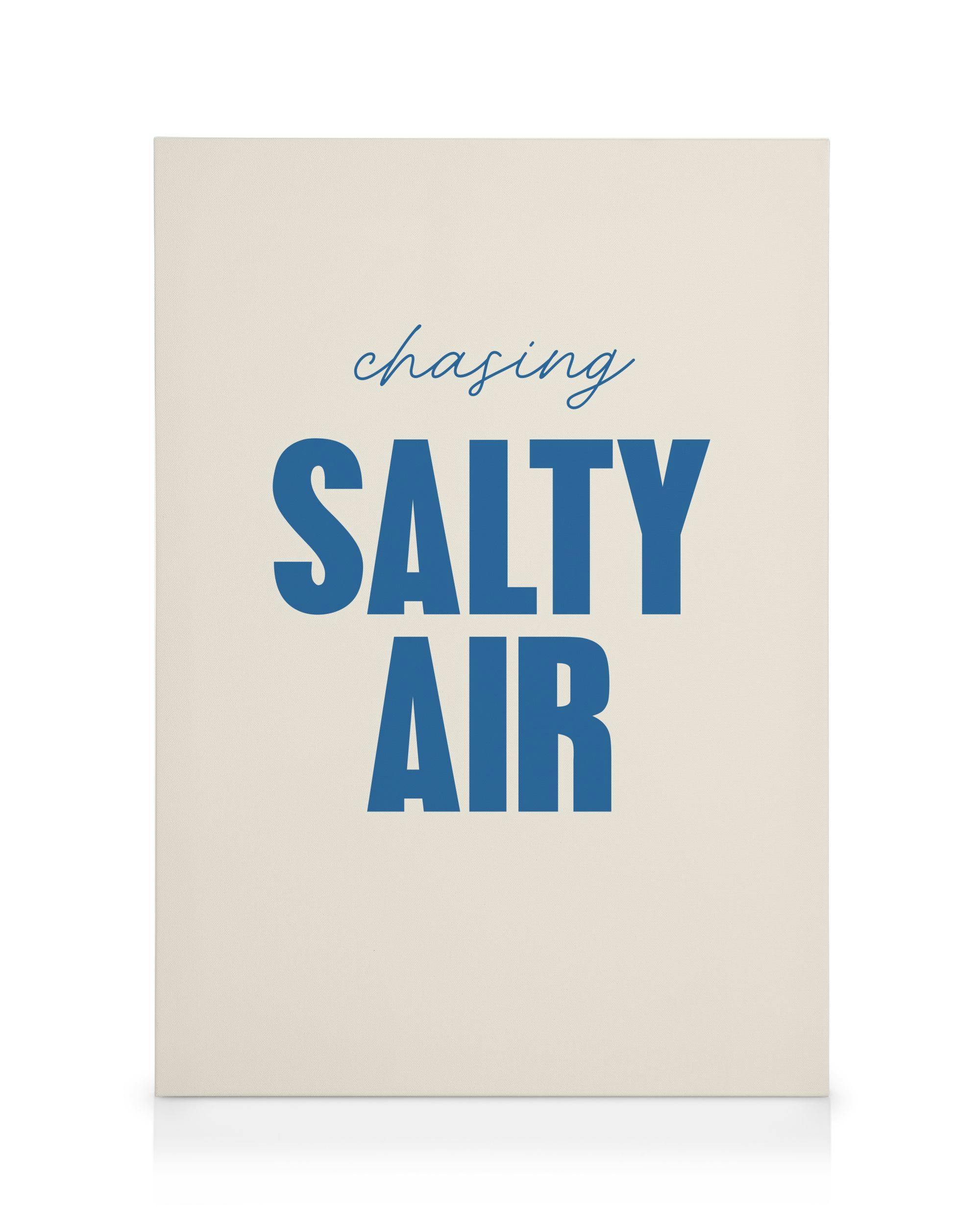 Canvas Prints - Salty Air Canvas print (100x140 cm - Oak Frame) - Poster Store