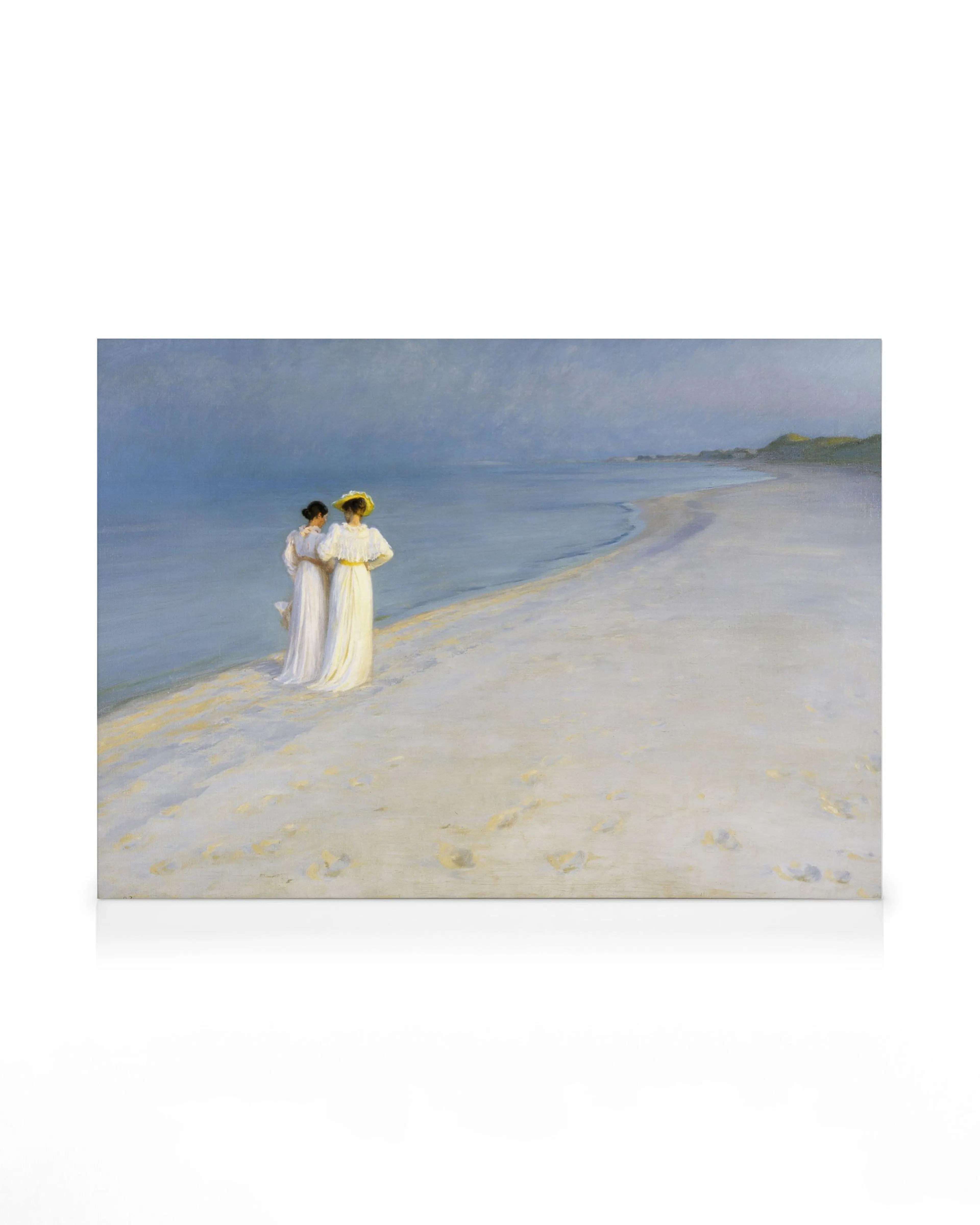 Peder Severin Krøyer - Soirée d'été sur la Plage du Sud Toile 0
