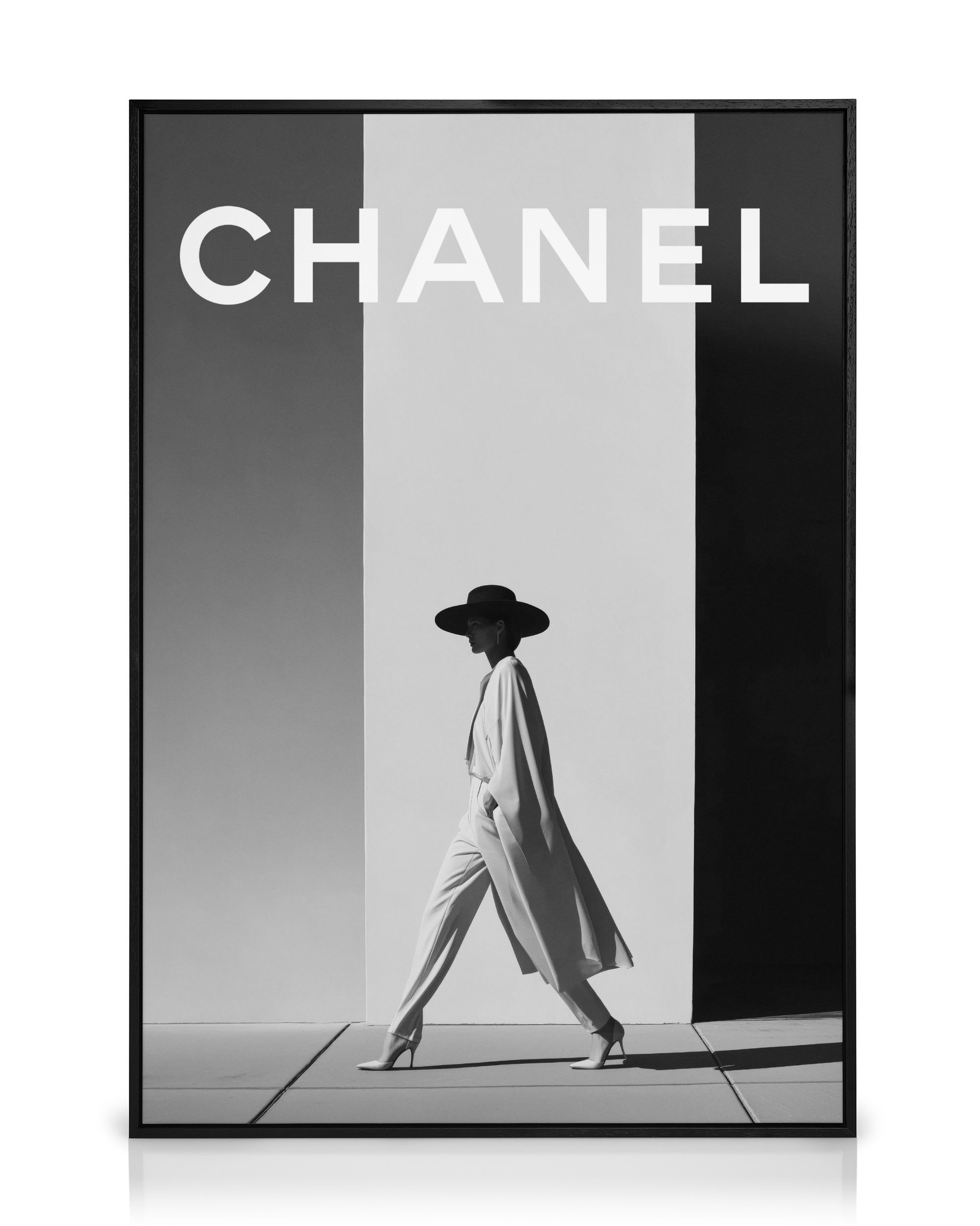 Chanel Fashion Black & White Canvas | Poster Store CA