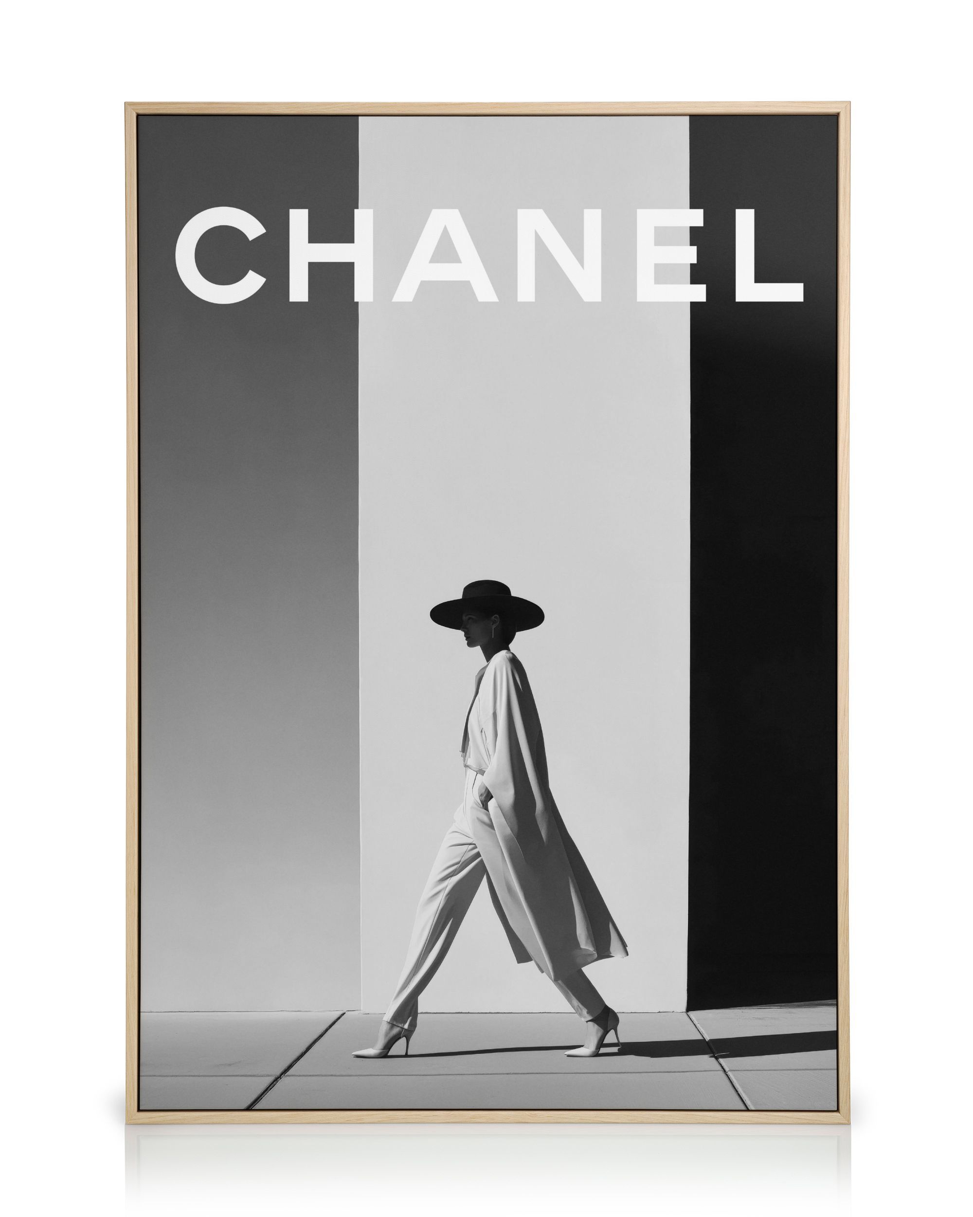 Chanel Fashion Canvas | Black & White | Poster Store US