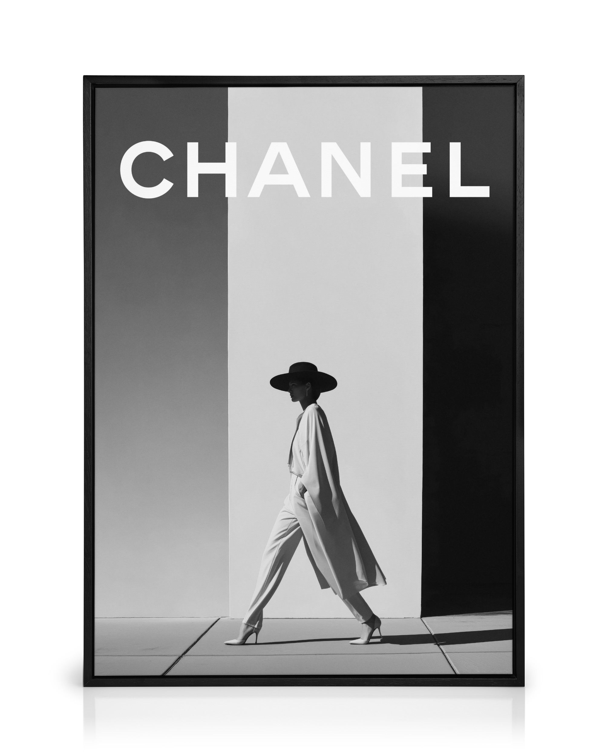 Chanel Fashion Canvas | Black & White | Poster Store US