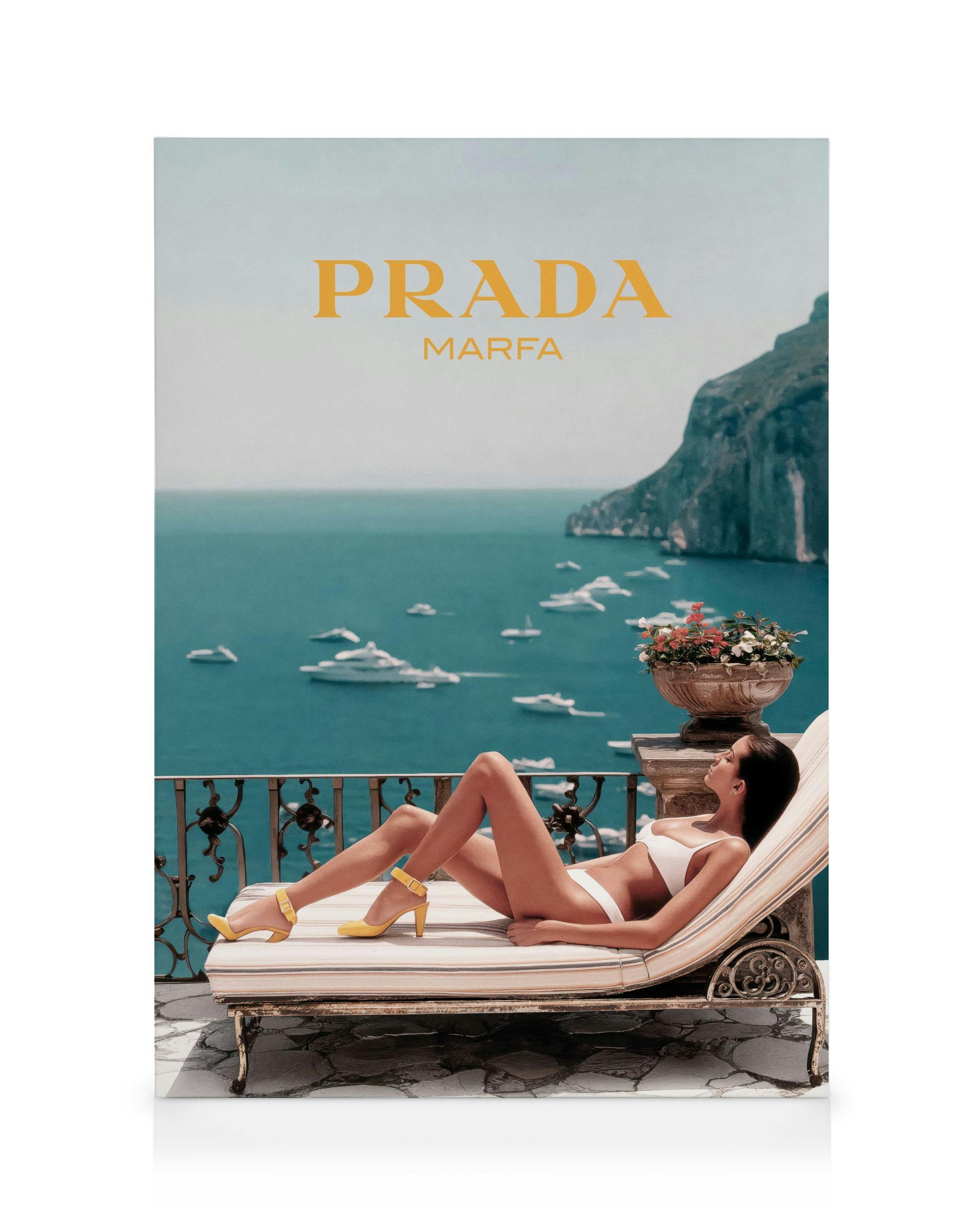 Canvastavlor - Prada Beach Canvastavla (70 x 100 cm - Ekram) - Poster Store
