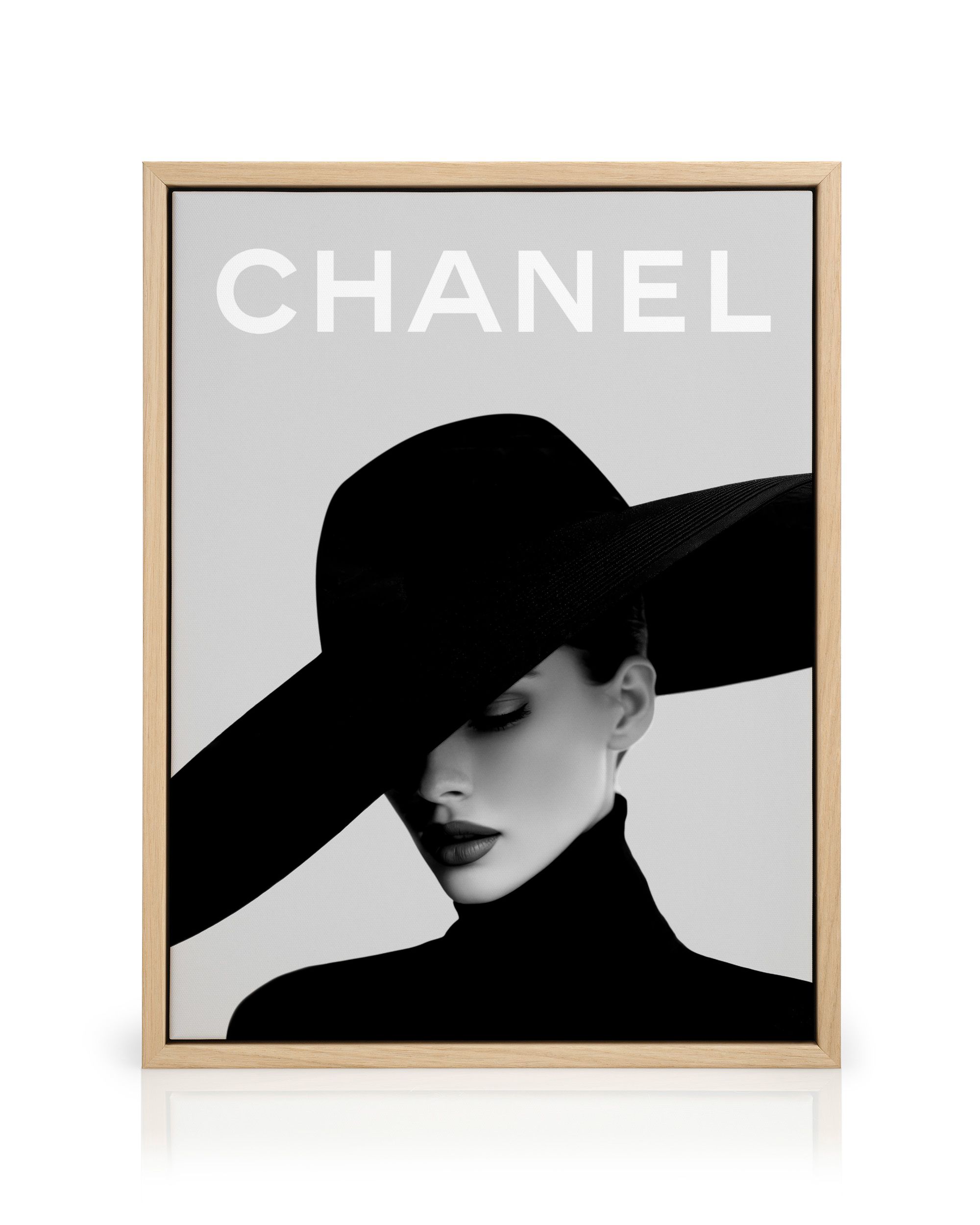Chanel Elegance Black & White Canvas | Poster Store US