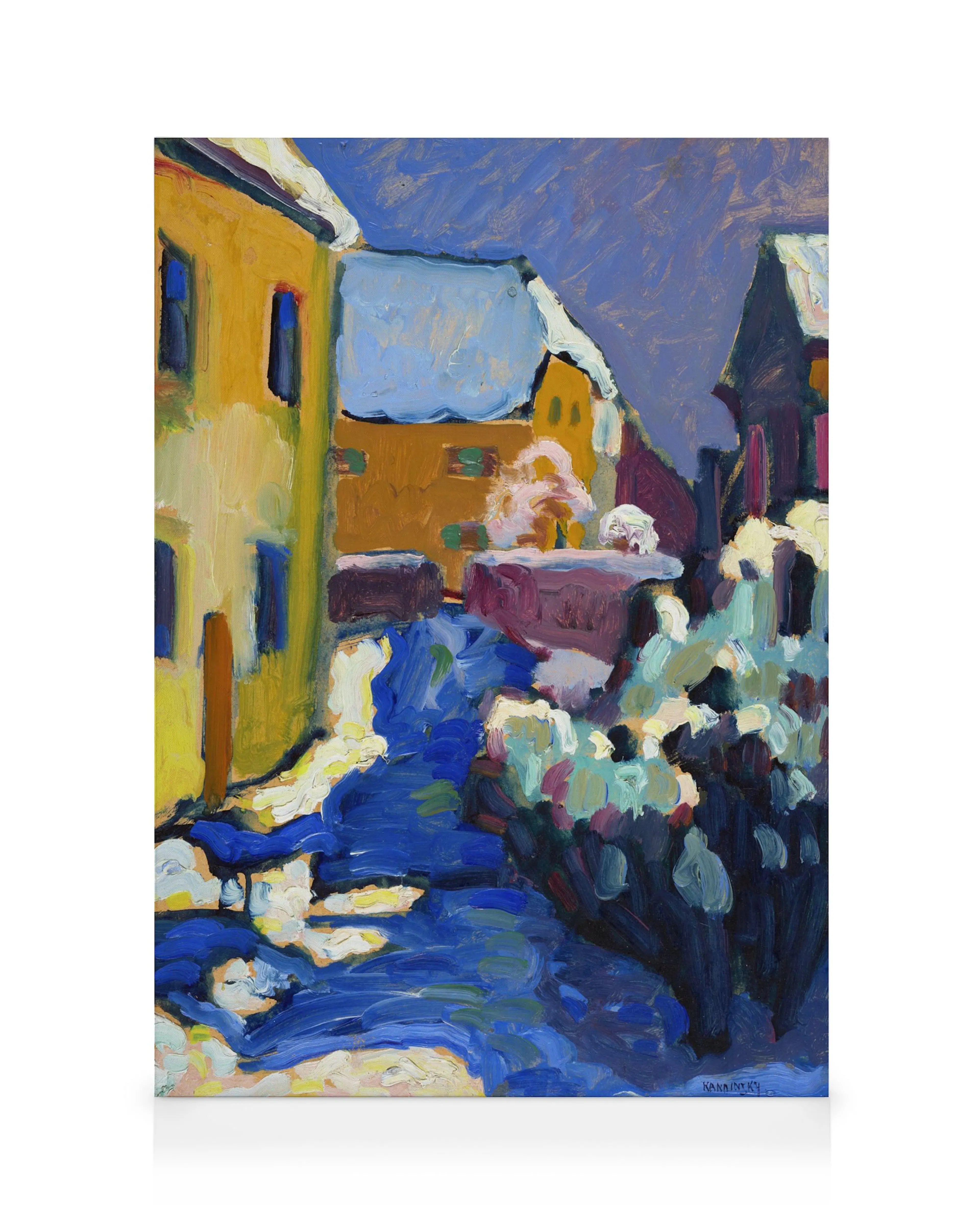 Wassily Kandinsky - Cemetery and Rectory in Kochel Canvas print 0