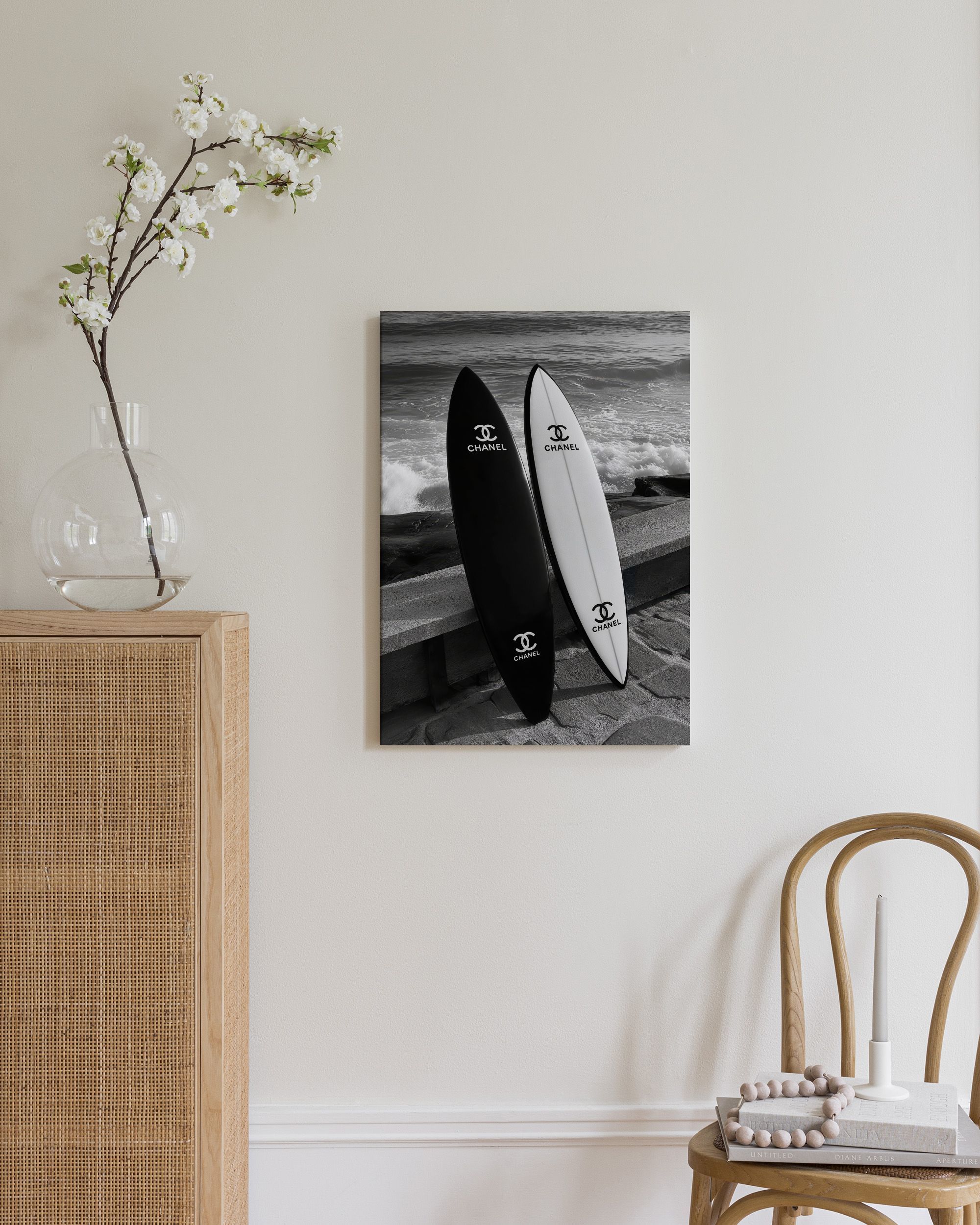 Chanel Surfboards Canvas print