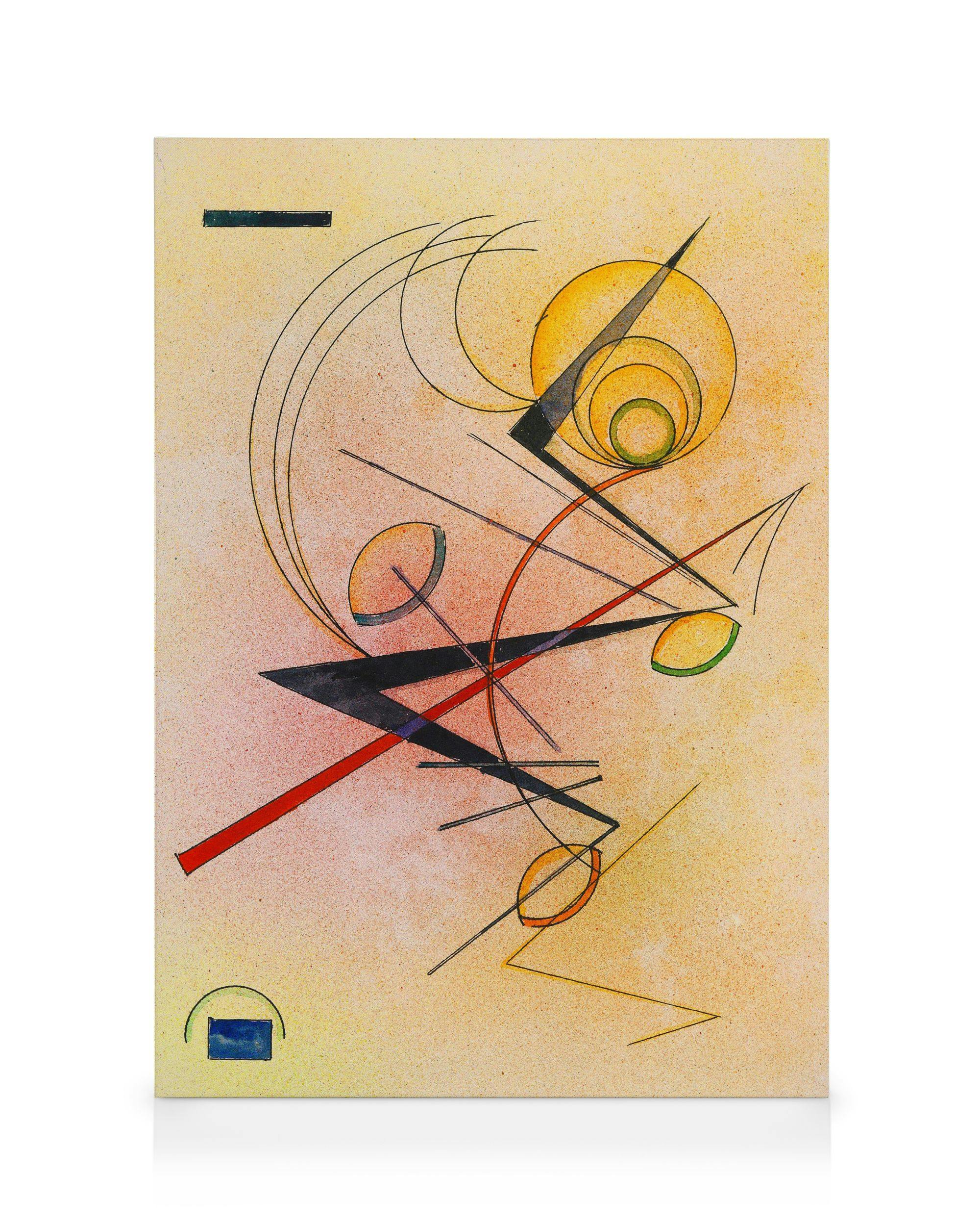 Wassily Kandinsky - Small Warm Canvas print (70x100 cm - Black Frame) - Poster Store High Quality Picture Frames