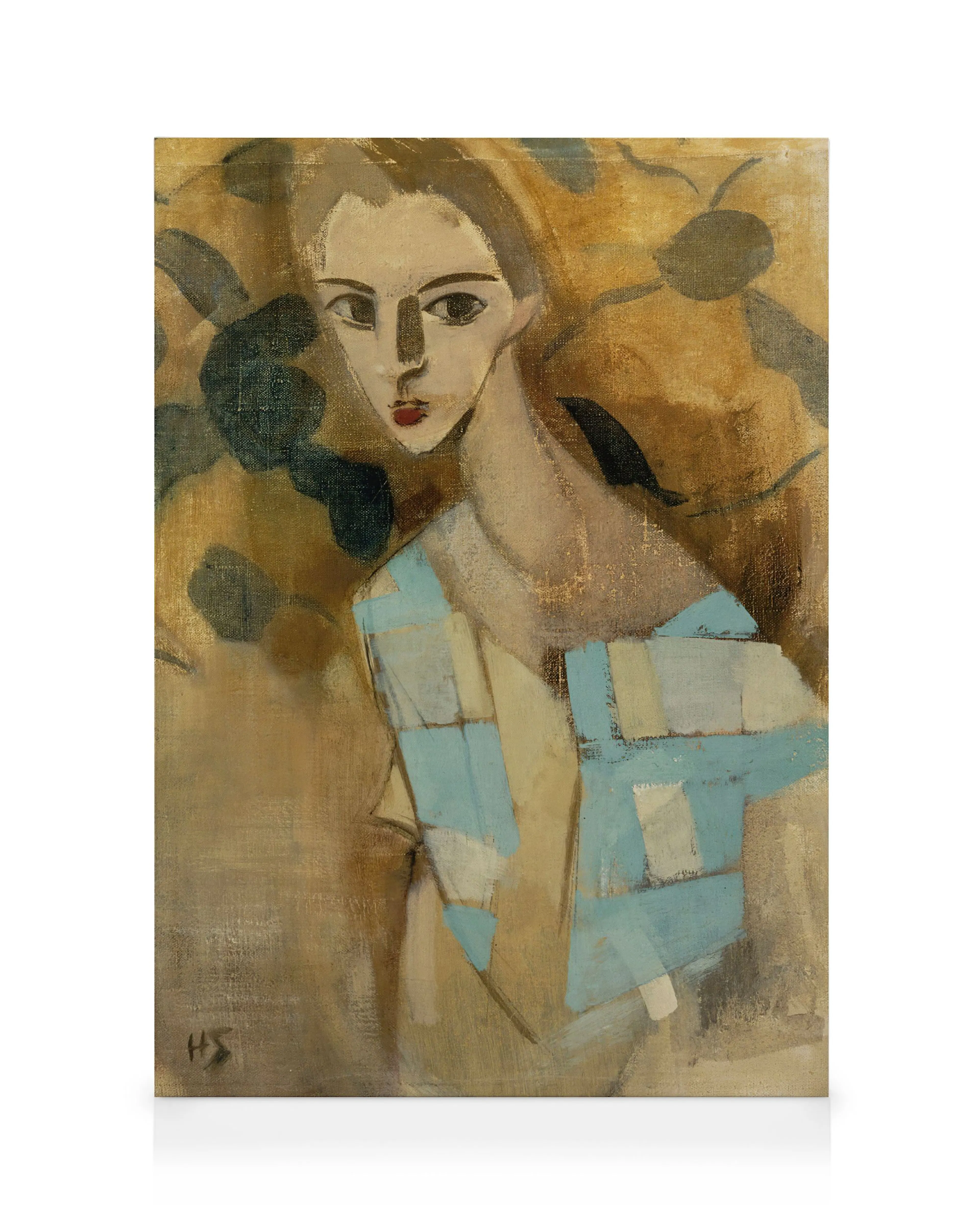 Helene Schjerfbeck - Girl from Eydtkuhne II Canvas print 0