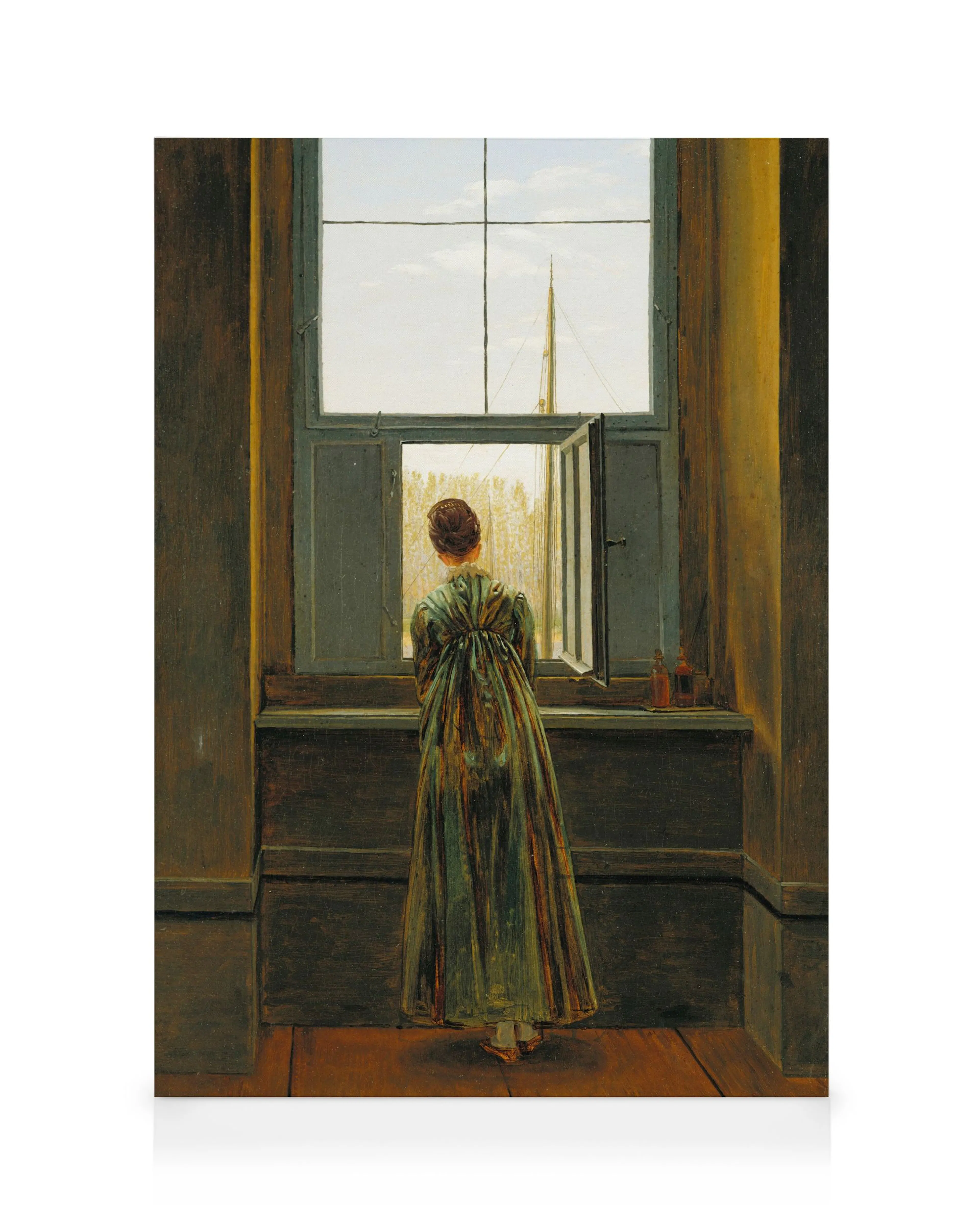 Caspar David Friedrich - Femme à la fenêtre Toile 0