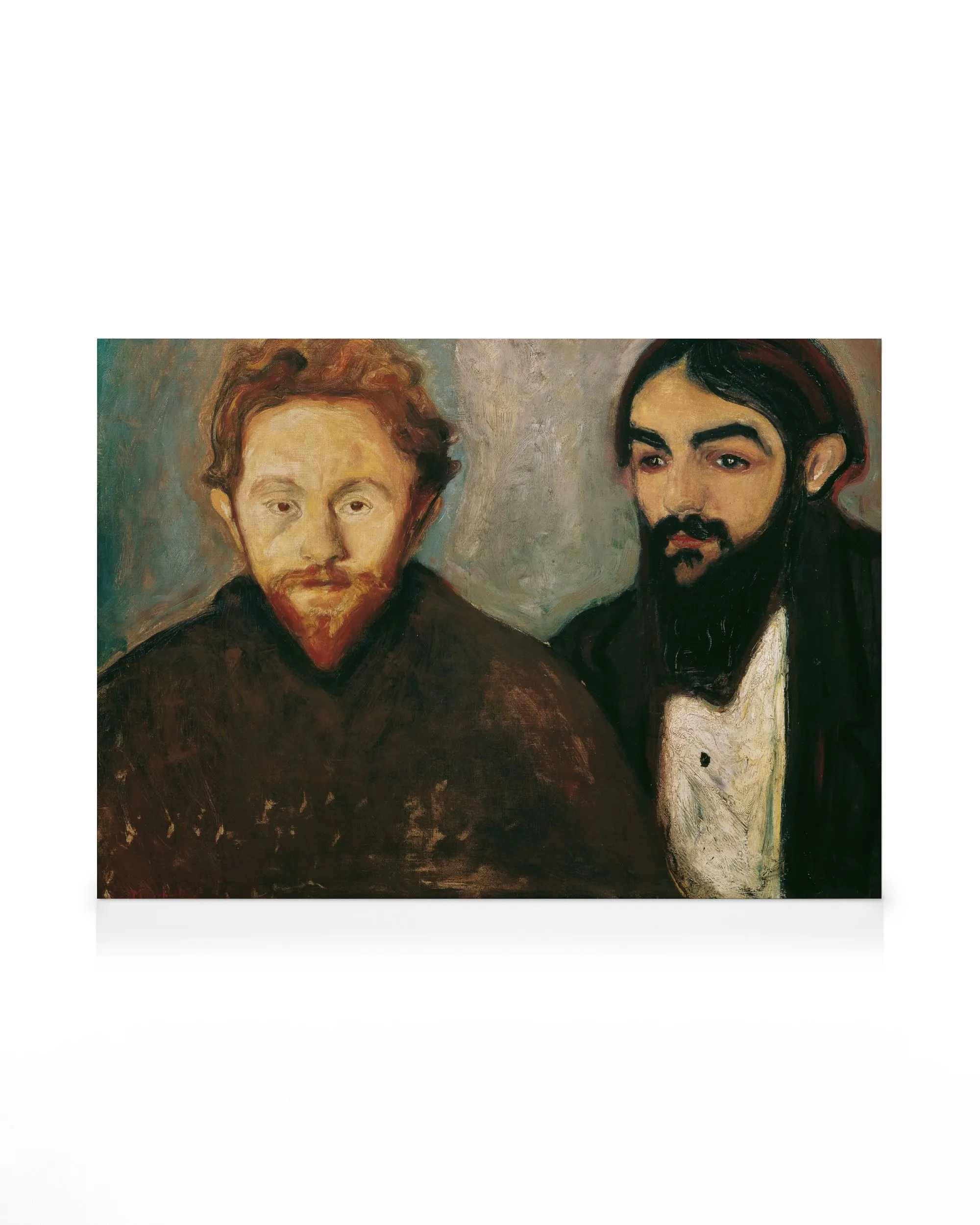 Edvard Munch - Malarz Paul Herrmann i Doktor Paul Contard Obraz na płótnie 0