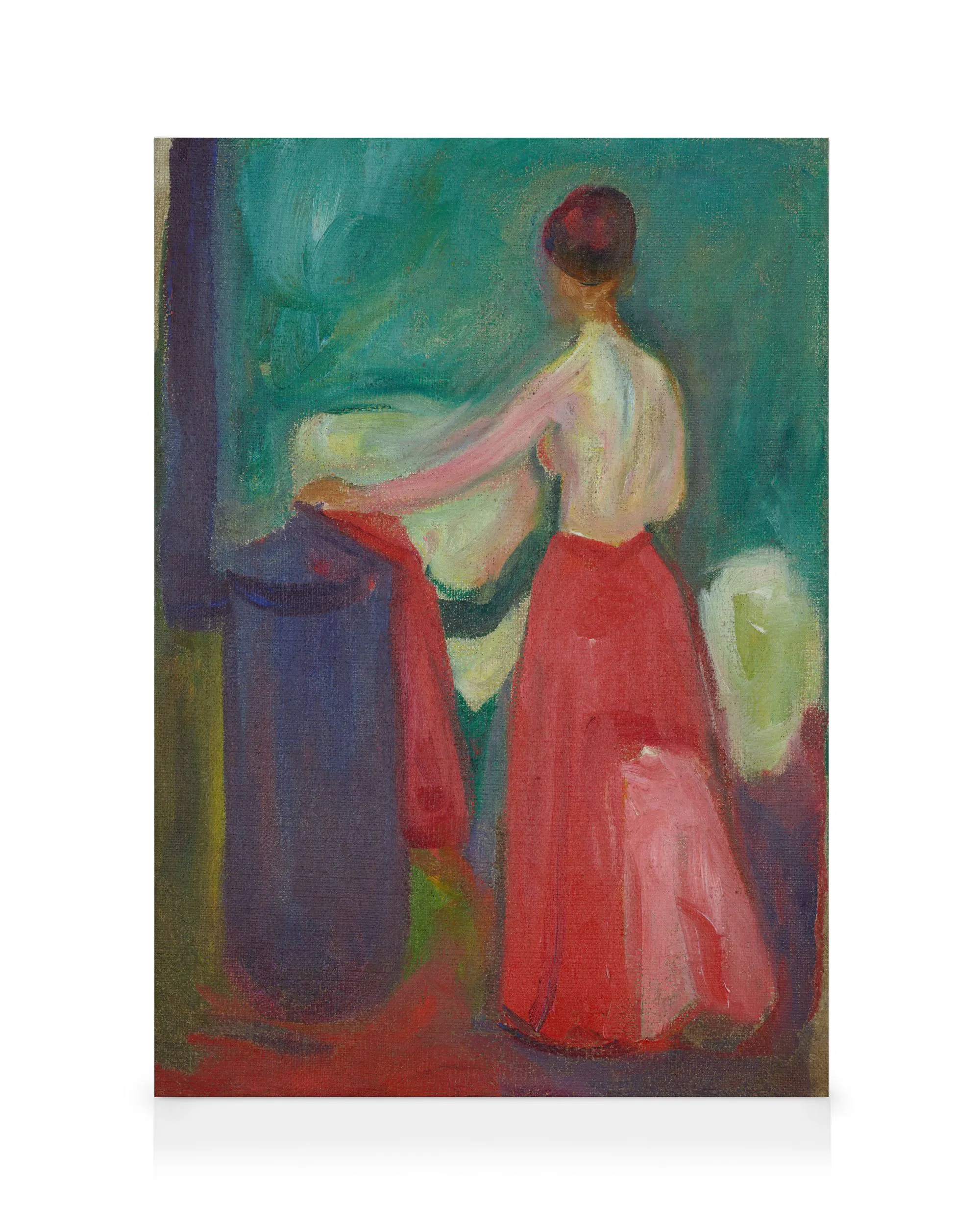 Edvard Munch - Nu à la jupe rouge Toile 0