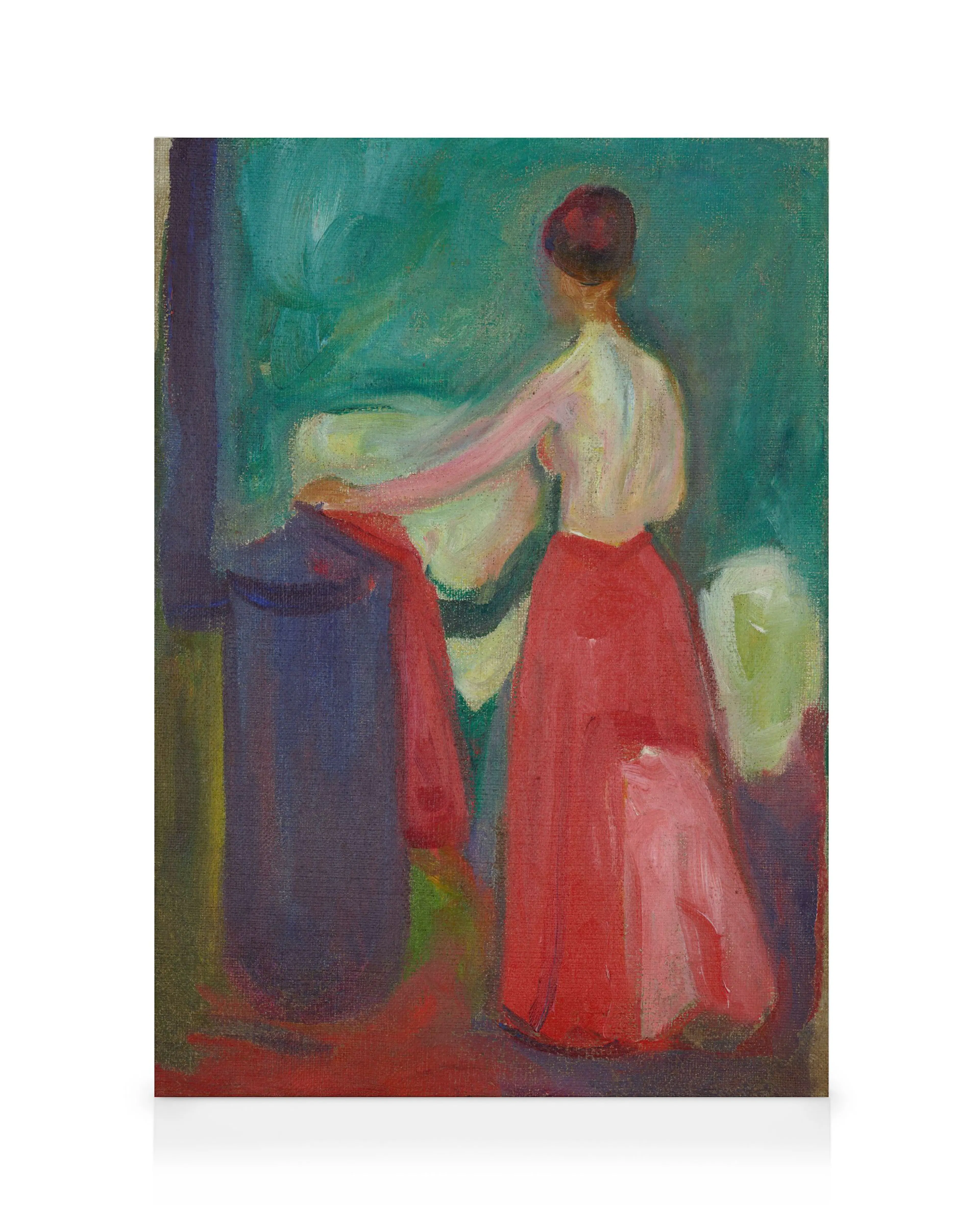 Edvard Munch - Nu à la jupe rouge Toile 0