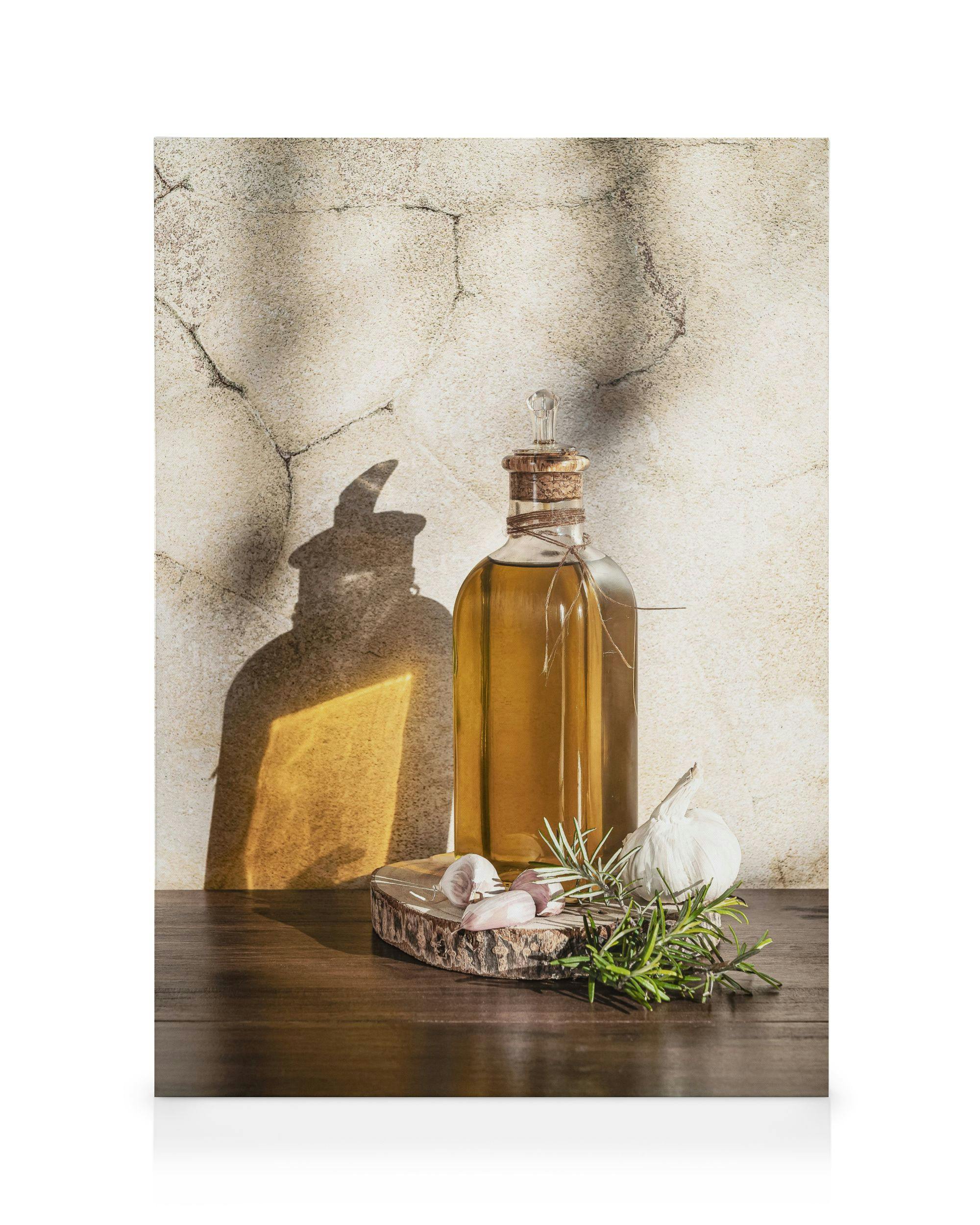 Canvas Prints - Fresh Herbs Canvas print (30x40 cm - Black Frame) - Poster Store