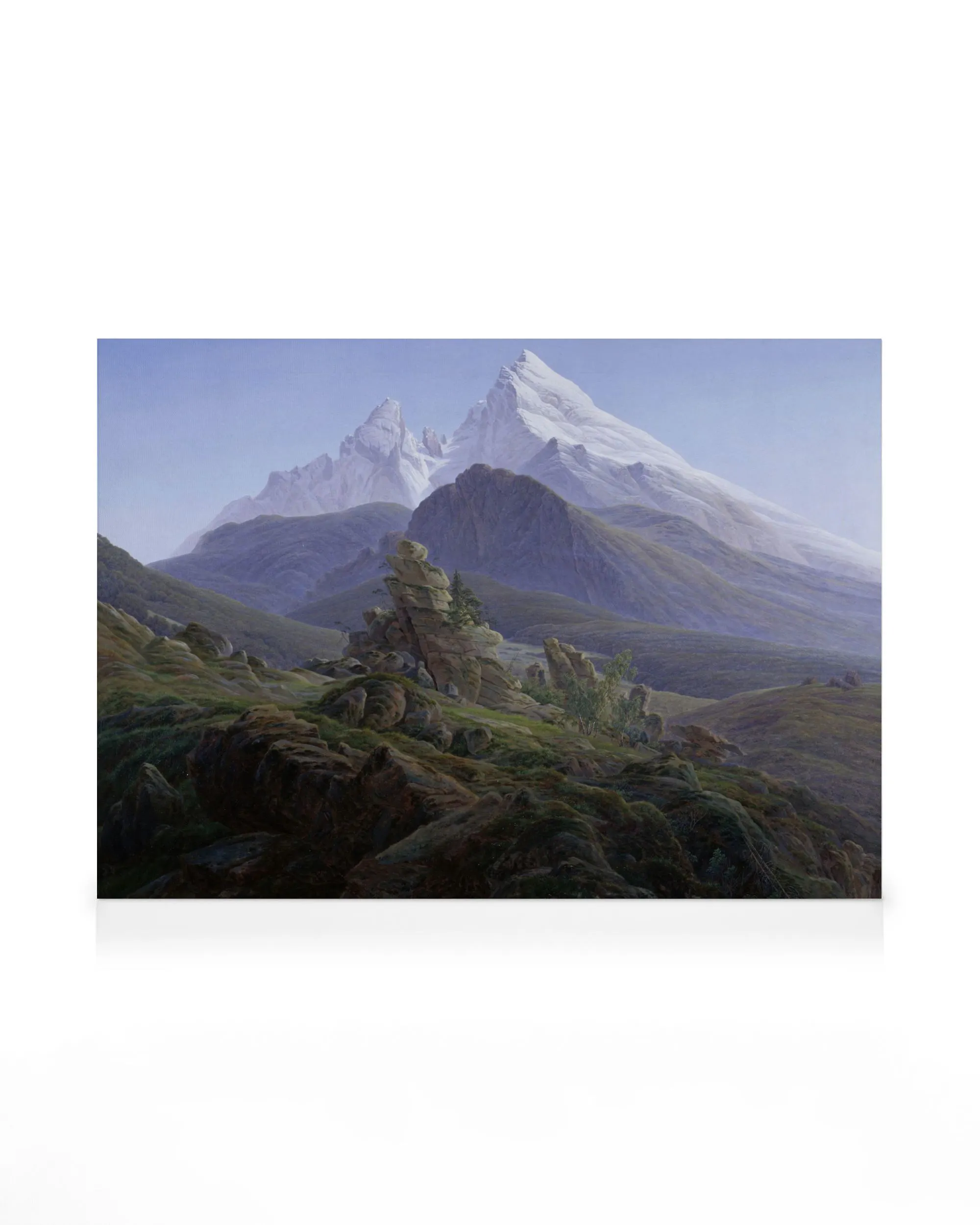 Caspar David Friedrich - Der Watzmann Leinwandbild 0