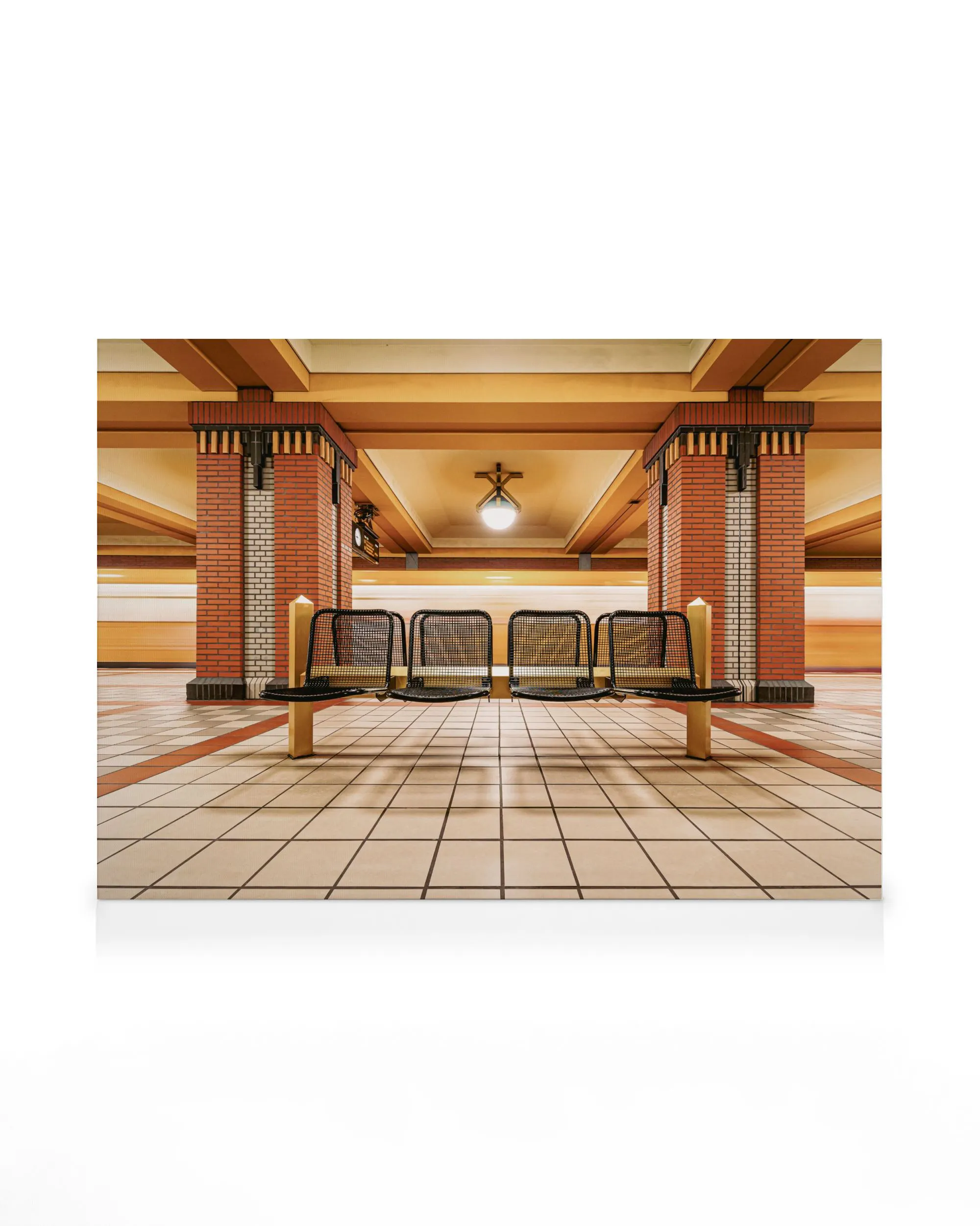 Vintage Metro Leinwandbild 0