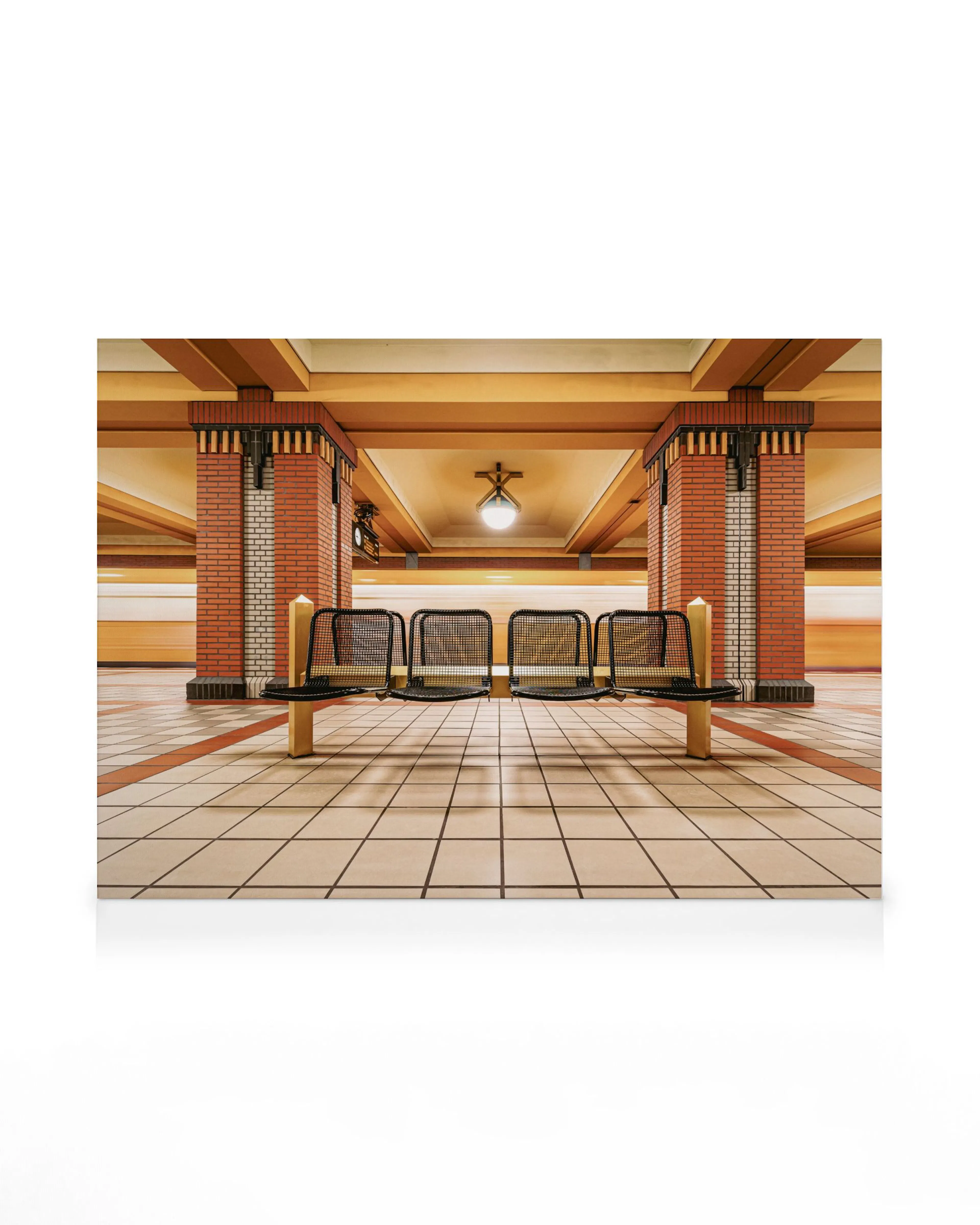 Vintage Metro Leinwandbild 0