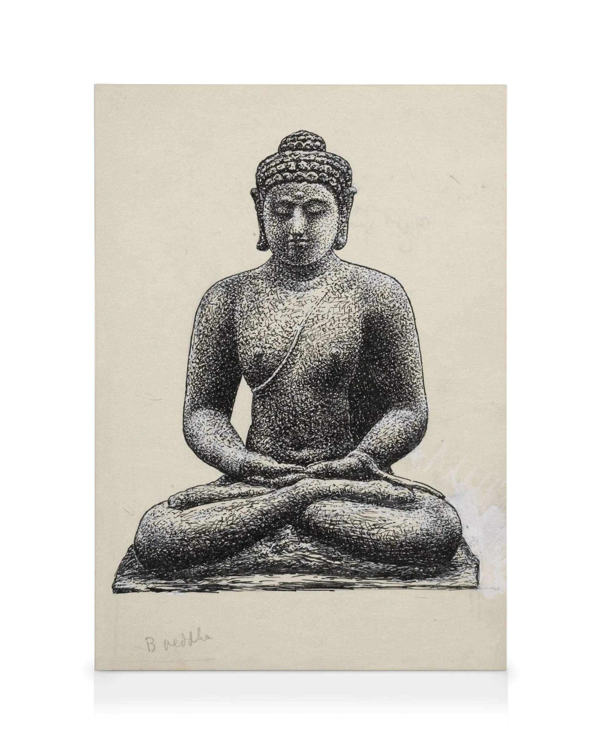 Leo Gestel - Buddha on the Borobudur Toile 0
